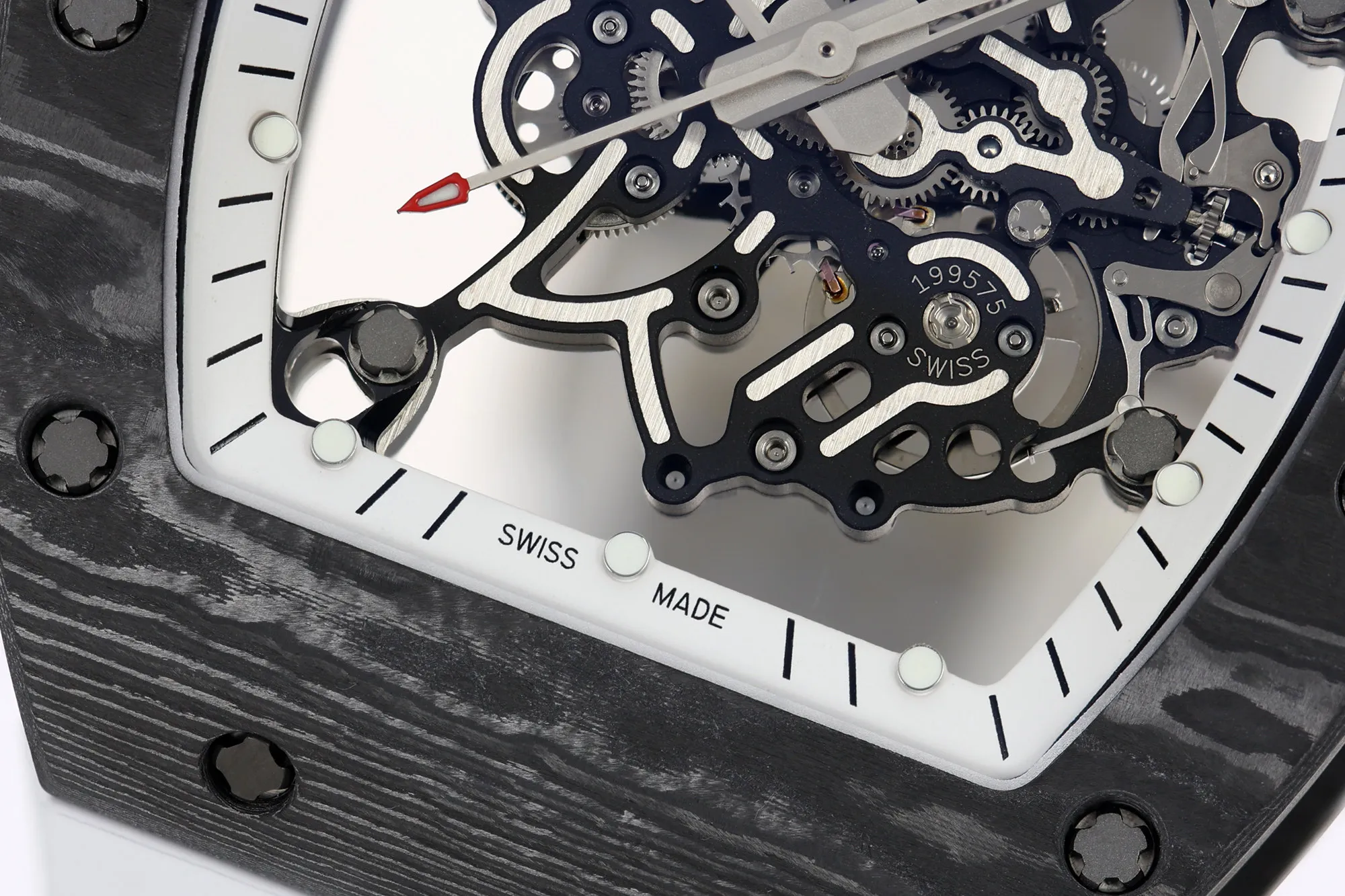 RICHARD MILLE RM055 NTPT/Ti ZF 1:1 Best Edition White Bezel White Crown on Rubber Strap RMUL2 Super Clone V3 22 161c6251ef1f351 AMO Watch