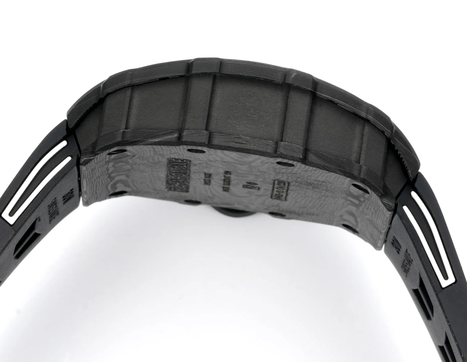 RICHARD MILLE RM035 RM35-01 Black Carbon NEW Factory Best Edition Skeleton Dial on Black/White Rubber Strap Clone RMUL3 24 17b829972e25b6c AMO Watch