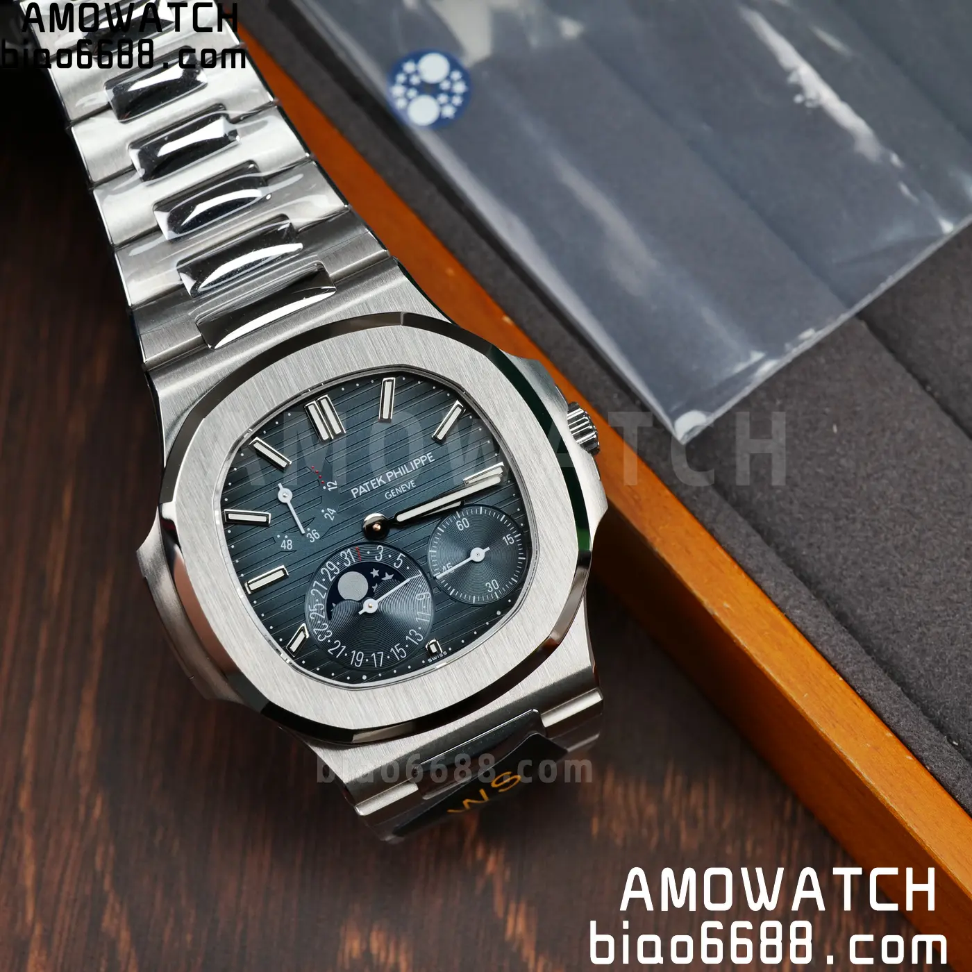 Patek Philippe Nautilus 5712 SS WSF VVS Moon Phase Module 85 1a0d84c2ade44ad AMO Watch