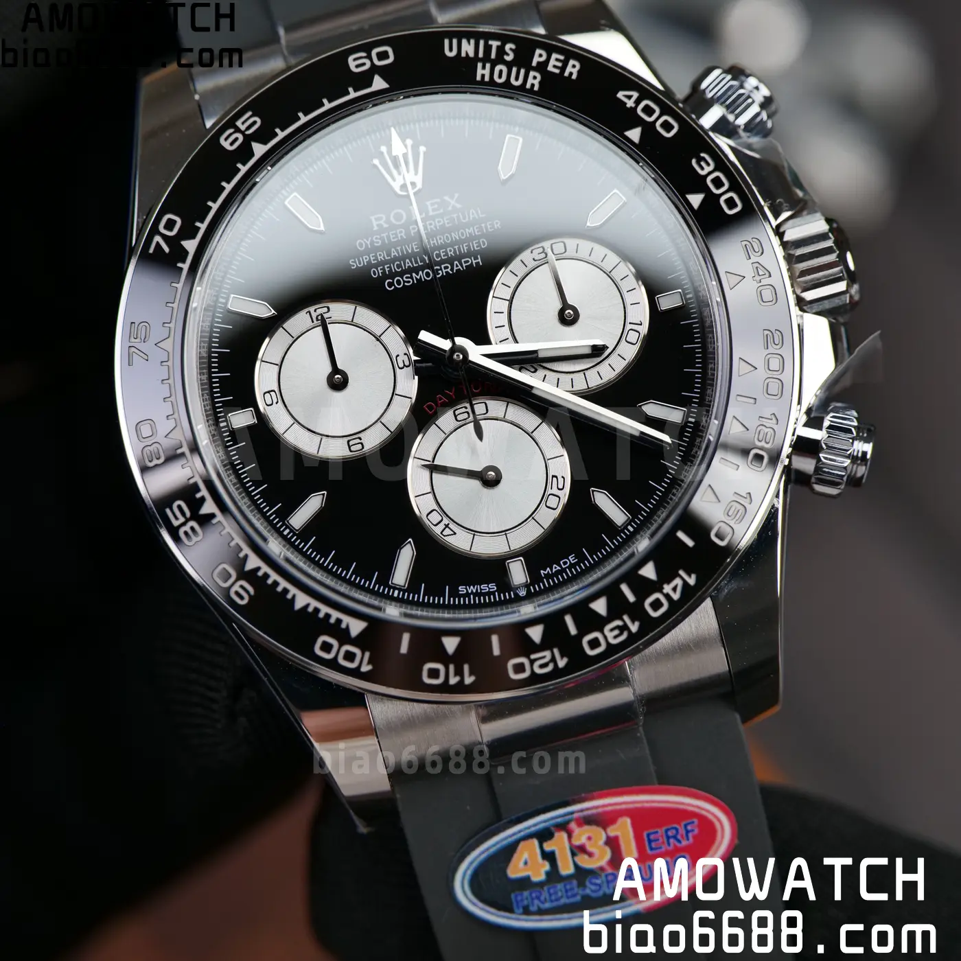 Rolex Daytona 126519 ERF Best Edition Black/Silver Dial on Oysterflex Strap JH4131 (Free Sprung) 85 1cce7f7a8f513ca 阿默表行AmoWatch