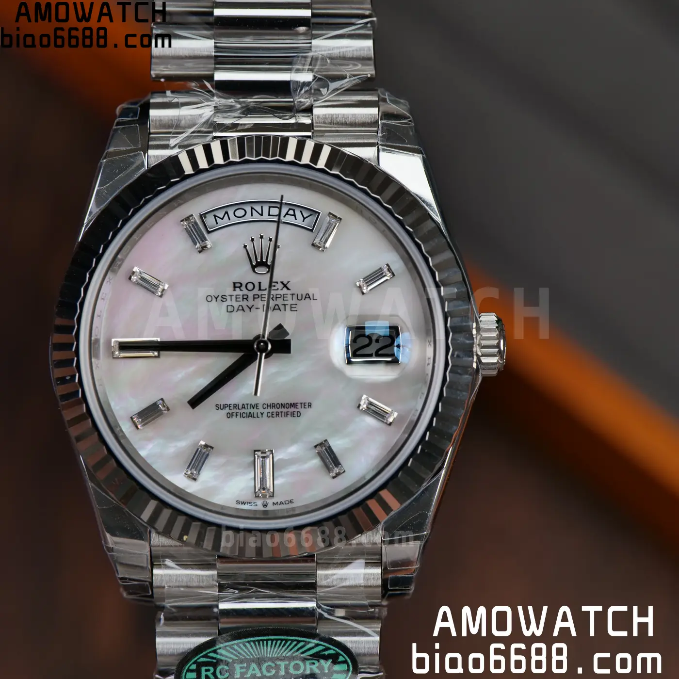 Rolex Day Date 40 SS 228236 RCF 1:1 Best Edition MOP Dial on President Bracelet VR3255 (211g) 67 1cf50432e08f5bc 阿默表行AmoWatch