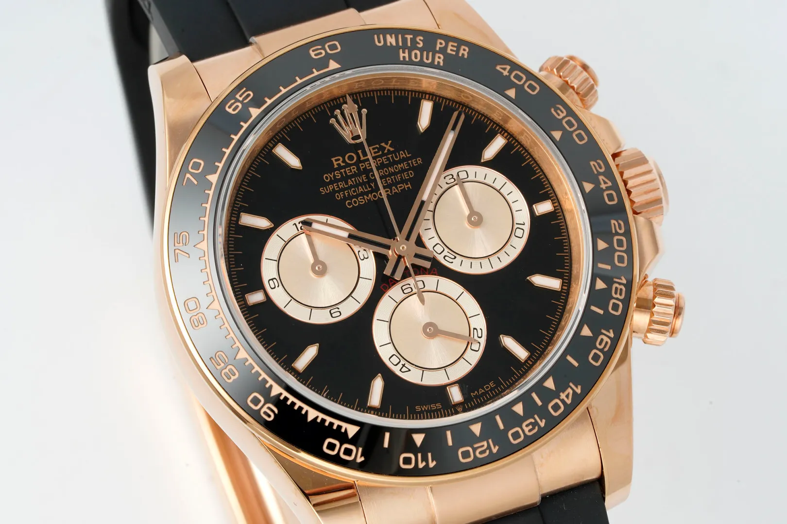 Rolex Daytona 126515 ERF Best Edition Black/RG Dial on Oysterflex Strap JH4131 (Free Sprung) 20 20a1c49d1ad7376 阿默表行AmoWatch