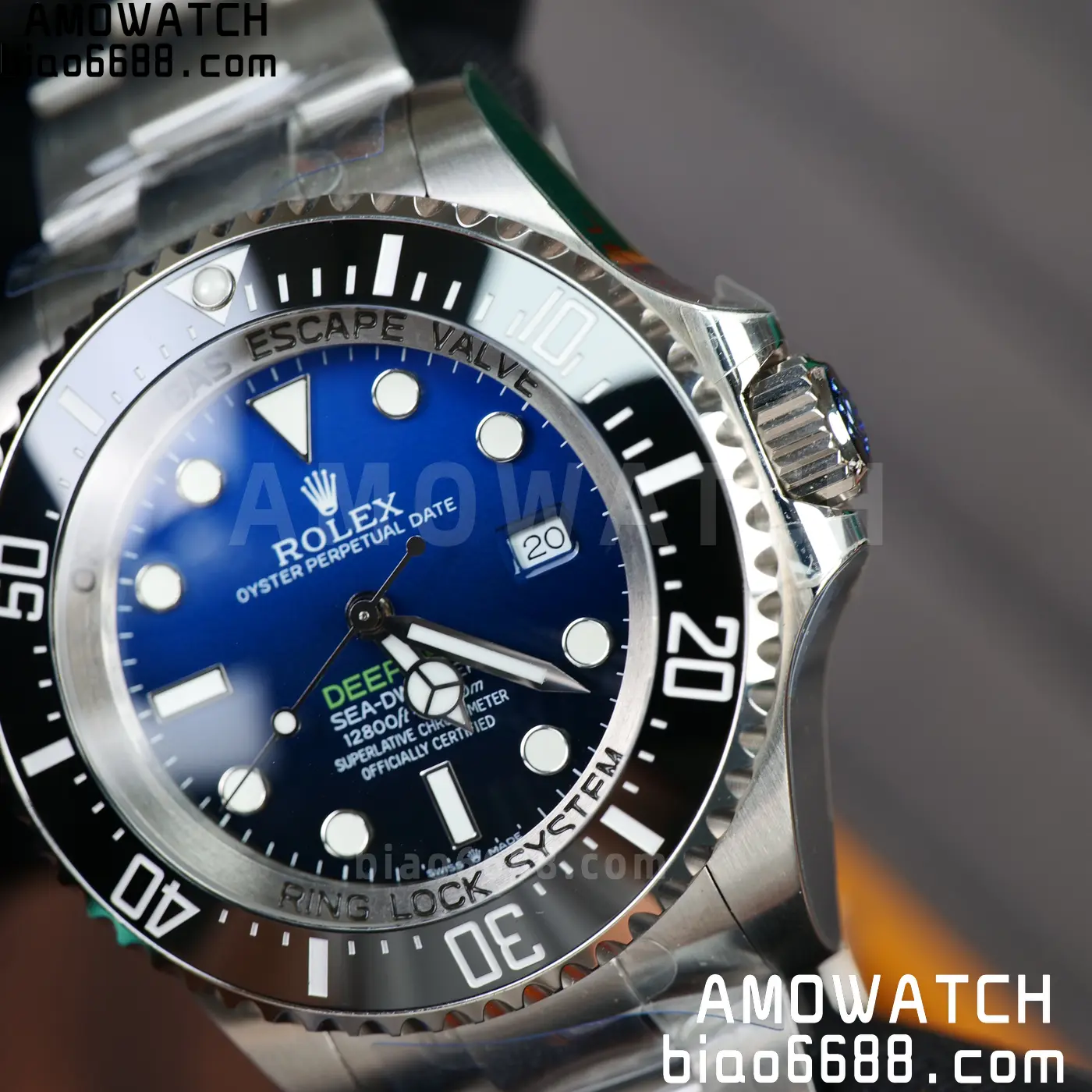 Rolex Sea Dweller D-Blue 126660 QF 1:1 Best Edition 904L SS Case and Bracelet JH3235 (Free Sprung) 89 235839fa62c32bd AMO Watch