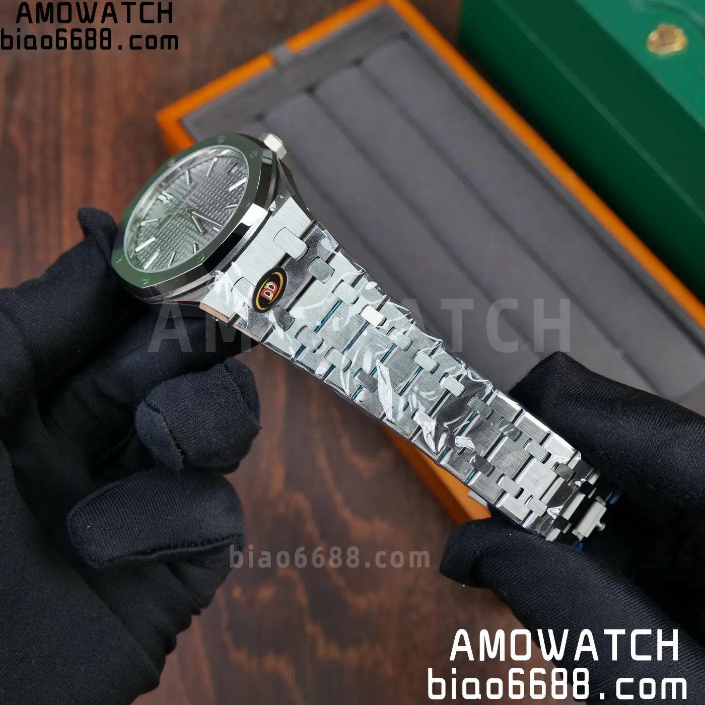 AP Royal Oak 41mm 15510ST SS DDF 1:1 Best Edition Gray Dial on SS Bracelet SA4302 Super Clone 70 26c7ccb7f387354 AMO Watch