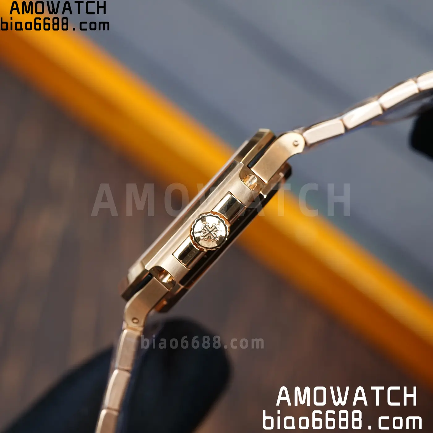 PP Cubitus 7128 RG BBF Best Edition Brown Dial on RG Bracelet DD330 Super Clone 70 26ecad2d232eab4 AMO Watch