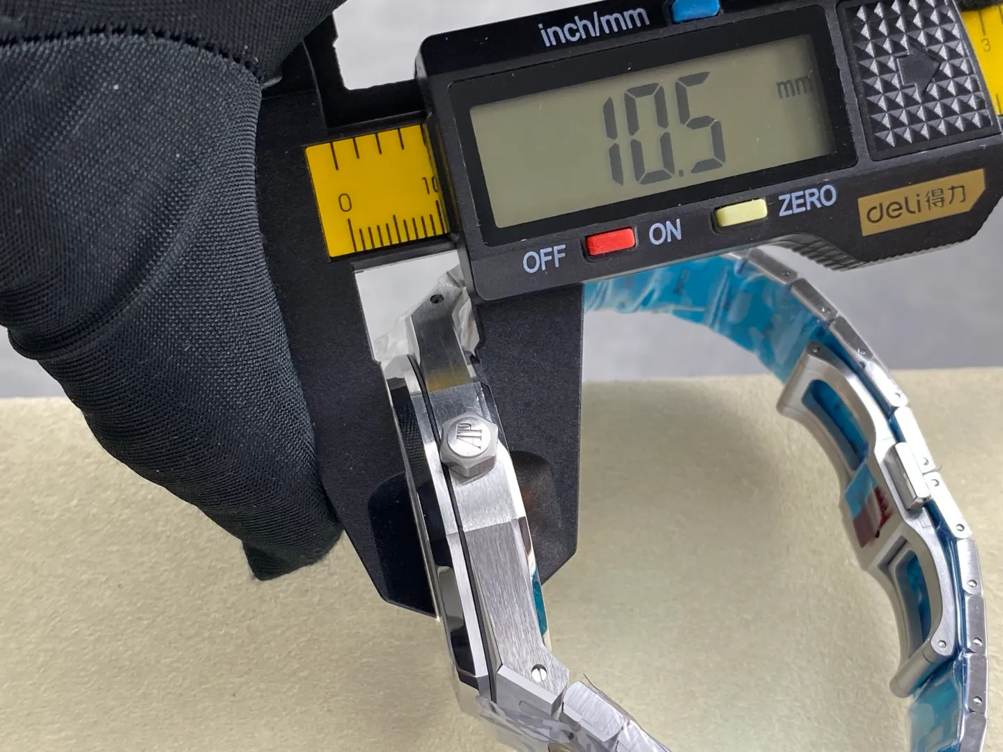 AP Royal Oak 41mm 15510 SS DDF 1:1 Best Edition Ice Blue Dial on SS Bracelet DD4302 Super Clone (Weighted) 176g 42 29232b348753915 AMO Watch
