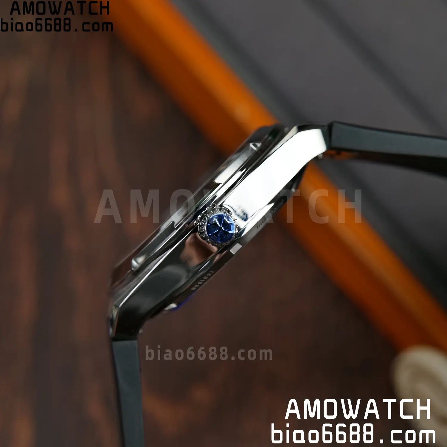VC Overseas 4500V SS PPF 1:1 Best Edition Silver Dial on Black Rubber Strap A5100 74 292a672fc87736a AMO Watch