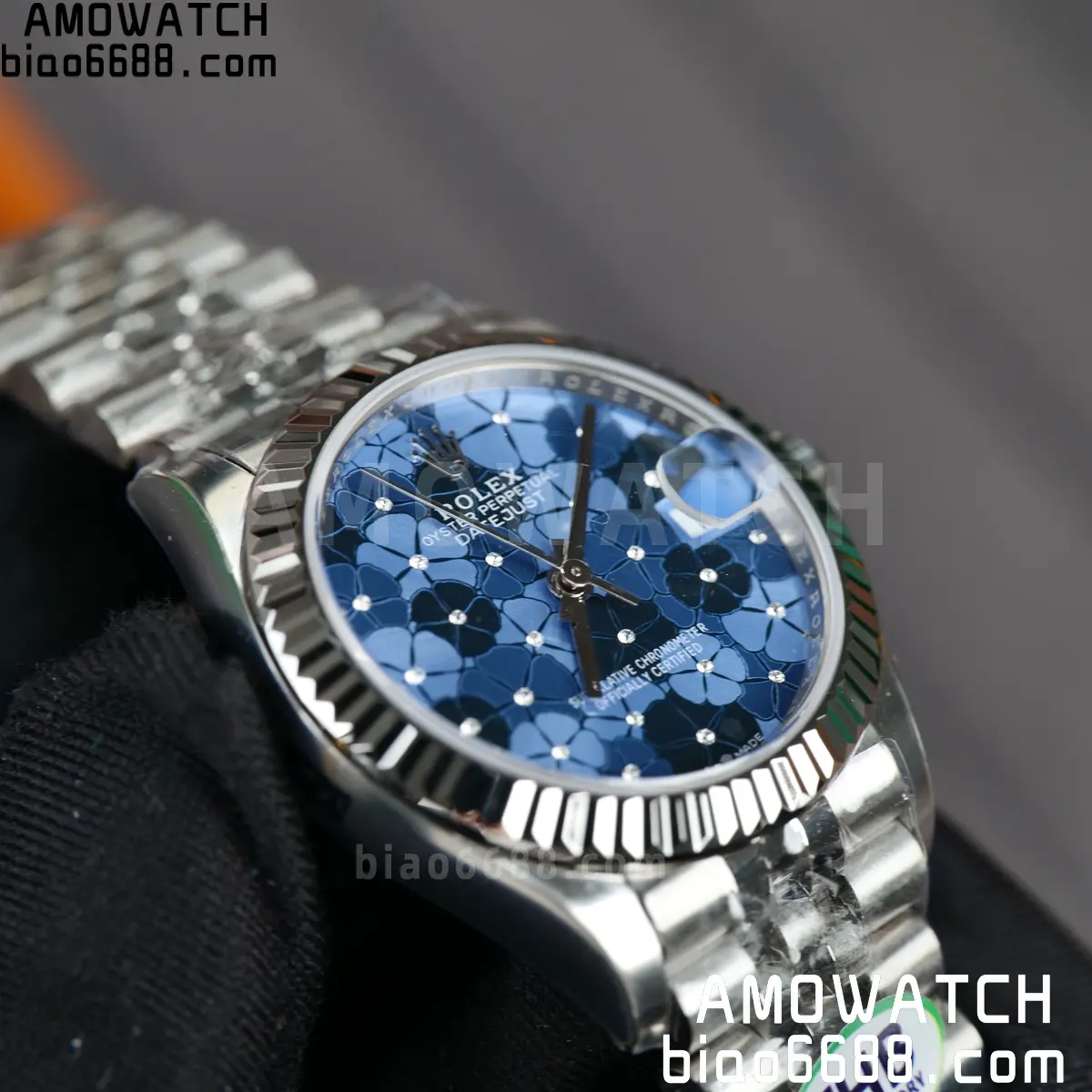 Rolex DateJust 31 278274 THBF 1:1 Best Edition 904L Steel Fluted Blue Floral Dial on SS Jubilee Bracelet HZ Cal.2236 72 31f58dd468252e9 AMO Watch
