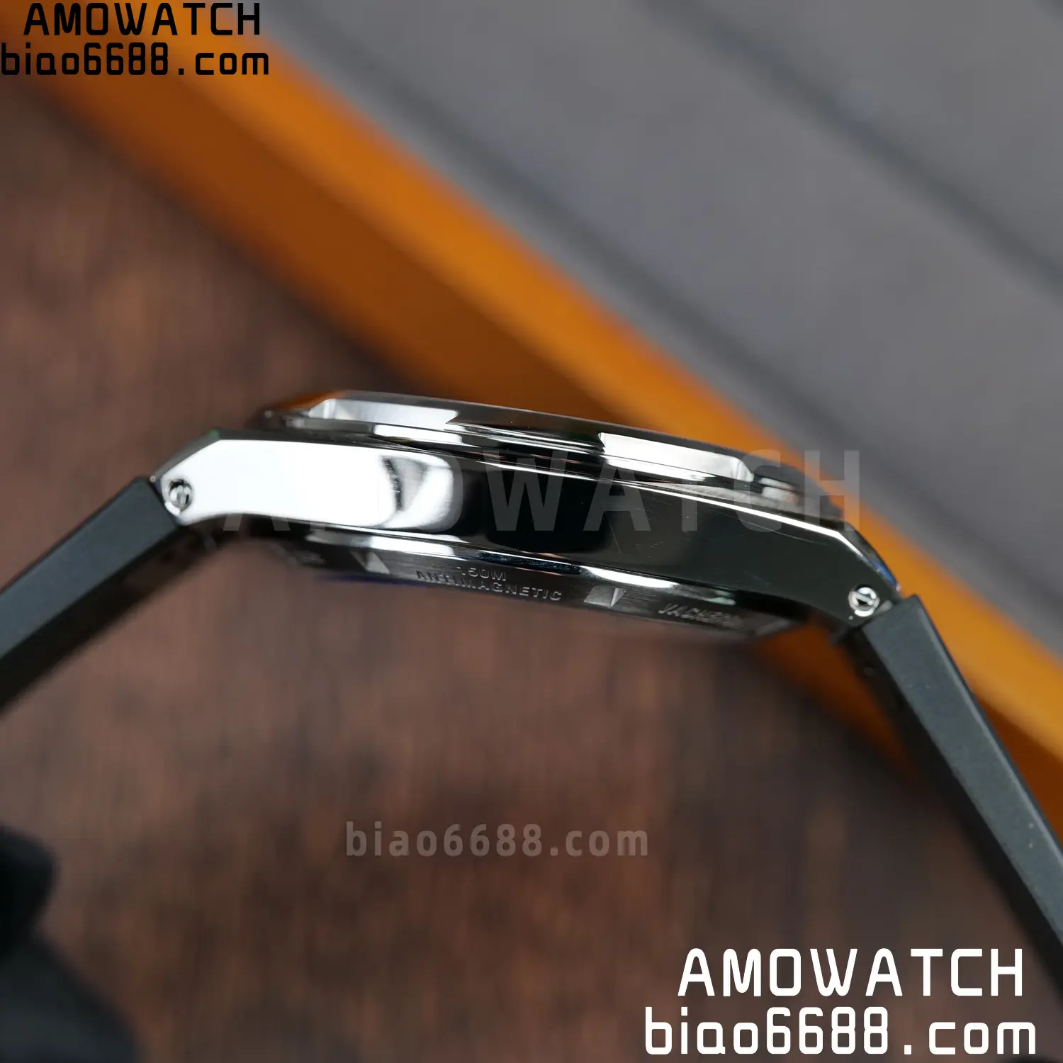 VC Overseas 4500V SS PPF1:1 Best Edition Black Dial on Black Rubber Strap A5100 81 33e53eba29b7e1b AMO Watch