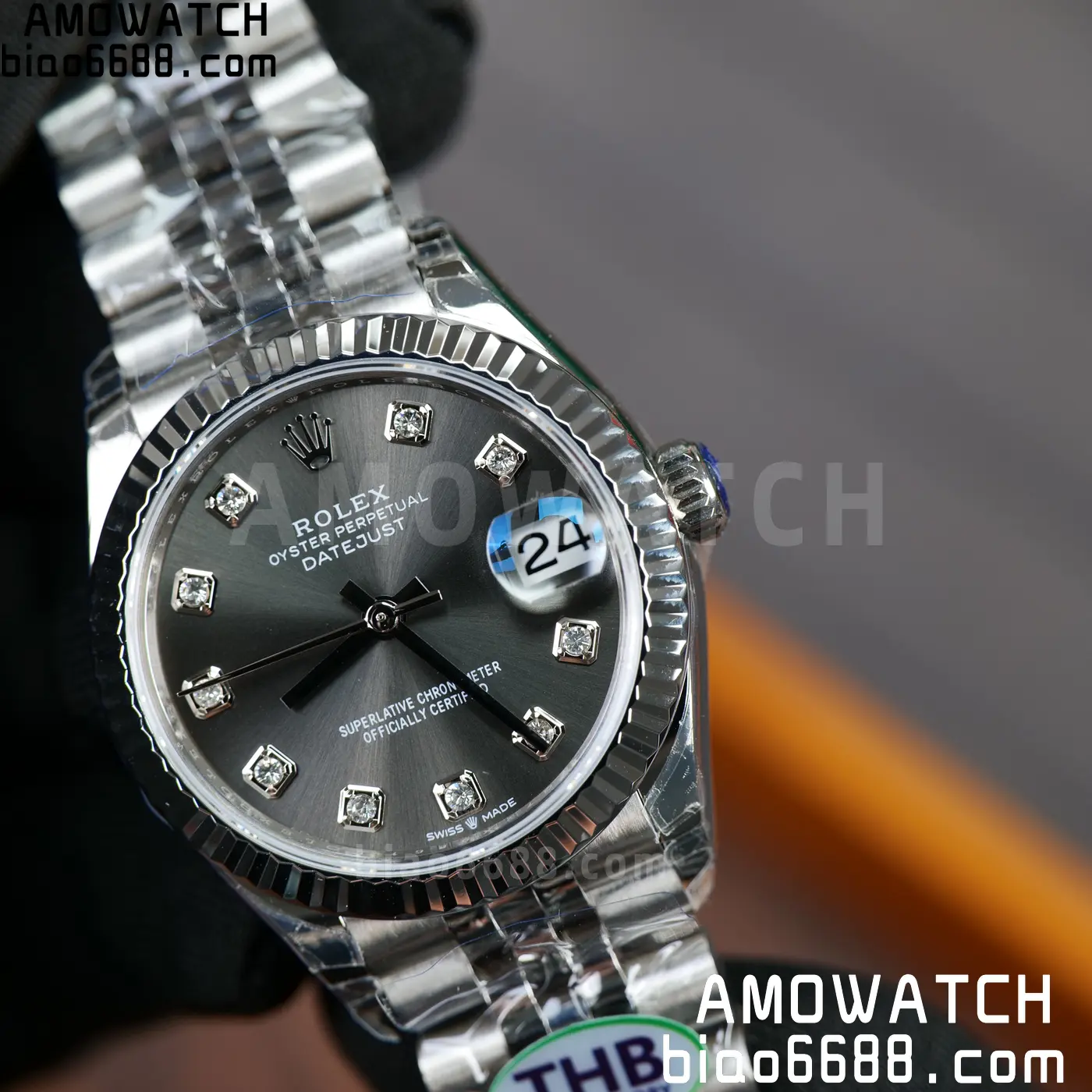 Rolex DateJust 31 278274 THBF 1:1 Best Edition 904L Steel Fluted Gray Dial on SS Jubilee Bracelet HZ Cal.2236 73 34439c4285b03f8 阿默表行AmoWatch