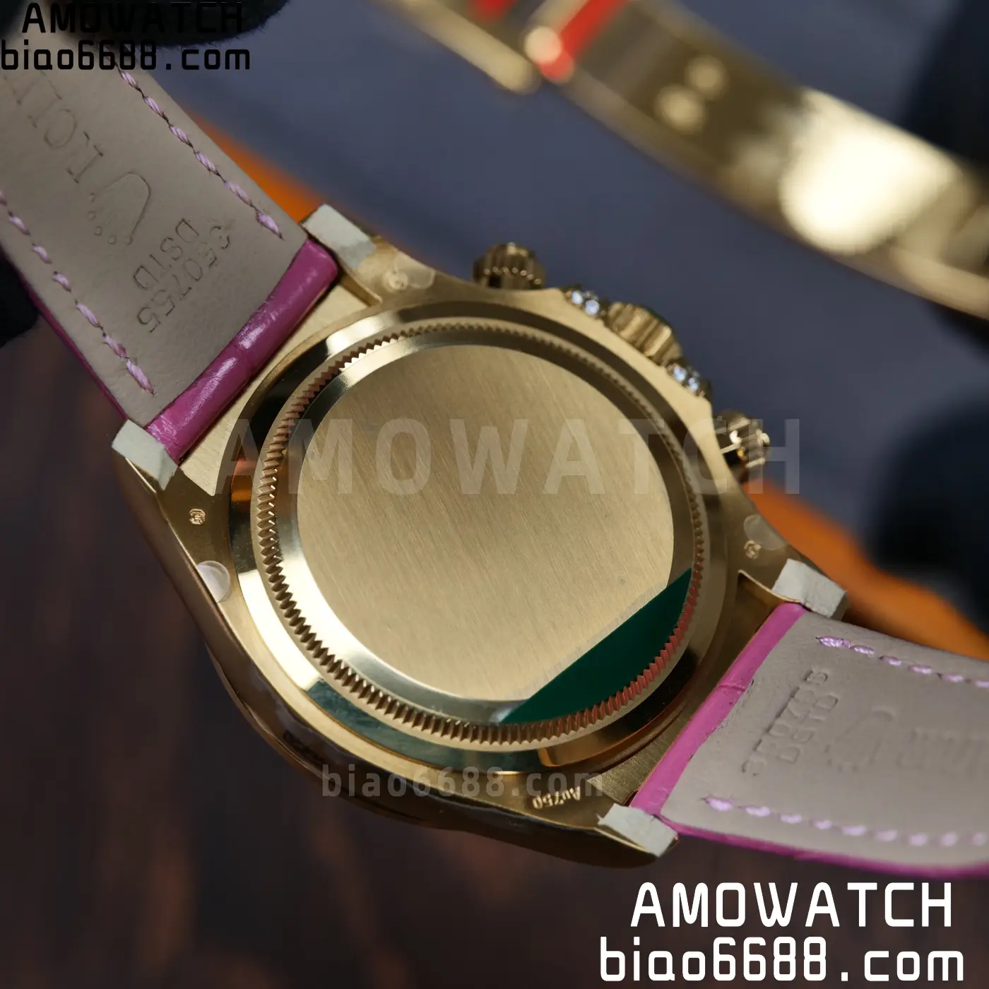 Rolex Daytona 126538TRO Gold Factory Best Edition Pink Dial on Pink Leather Strap 4130 V3 102 39be8fa153c4eca 阿默表行AmoWatch