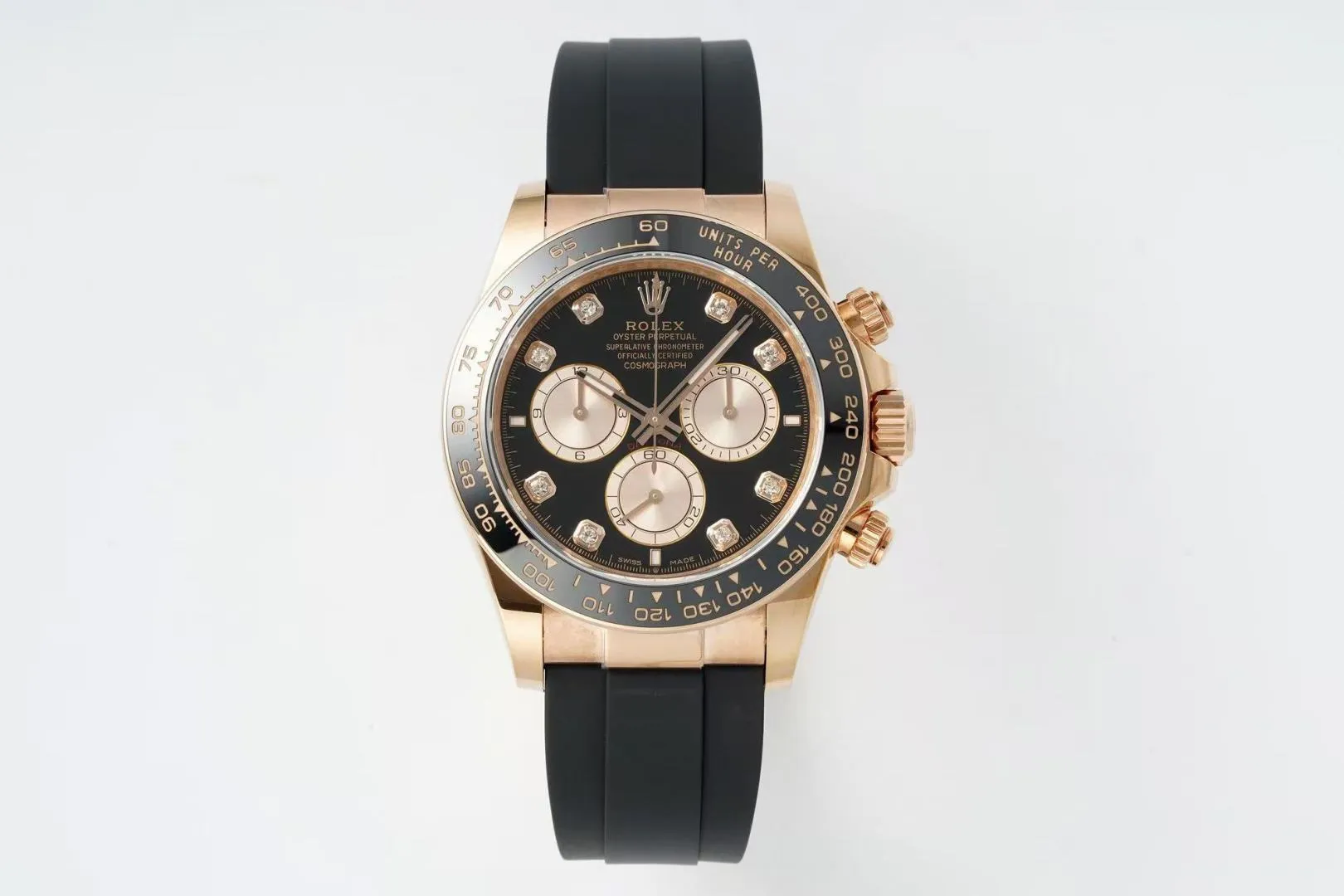 Rolex Daytona 126515 ERF Best Edition Black/RG Diamonds Dial on Oysterflex Strap JH4131 (Free Sprung) 19 3b07bfbf5672d1c 阿默表行AmoWatch