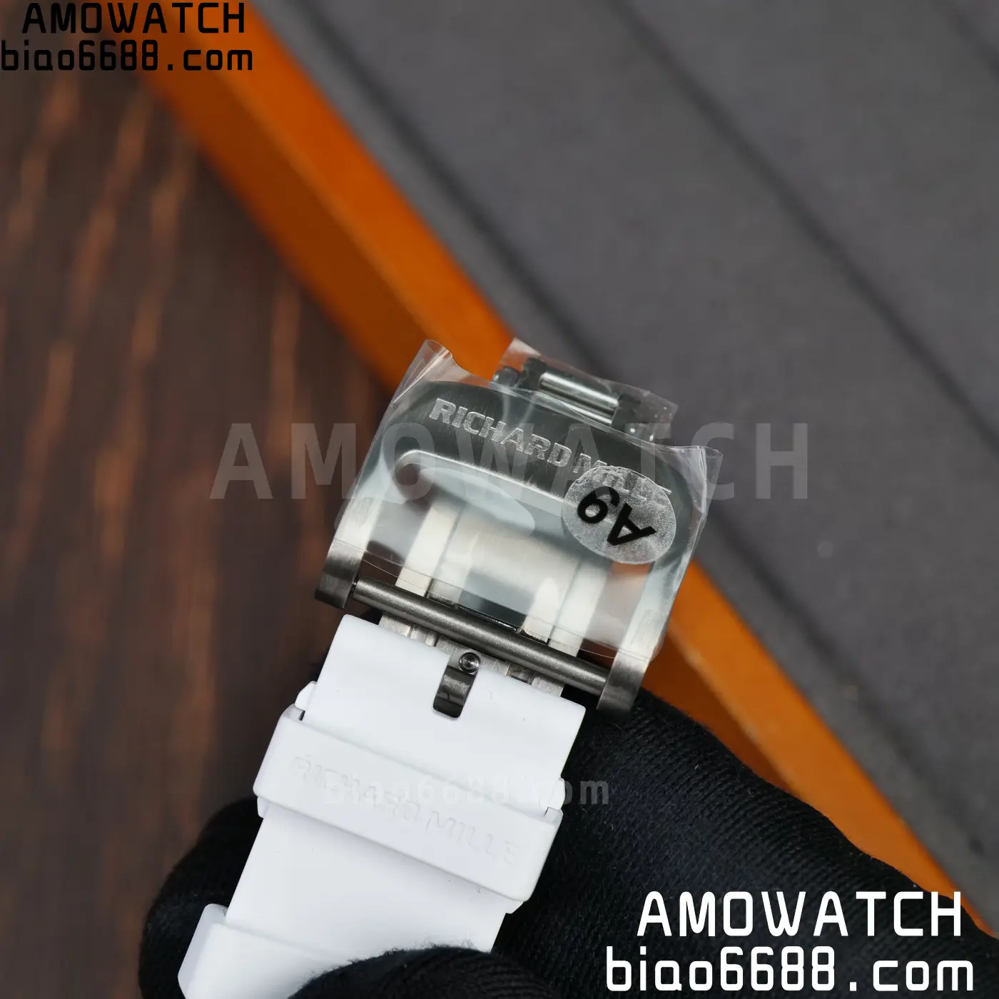 RICHARD MILLE RM055 A9F 1:1 Best Edition White Bezel on White Rubber Strap RMUL2 Free Sprung 132 3cbe3b419f8b55f AMO Watch