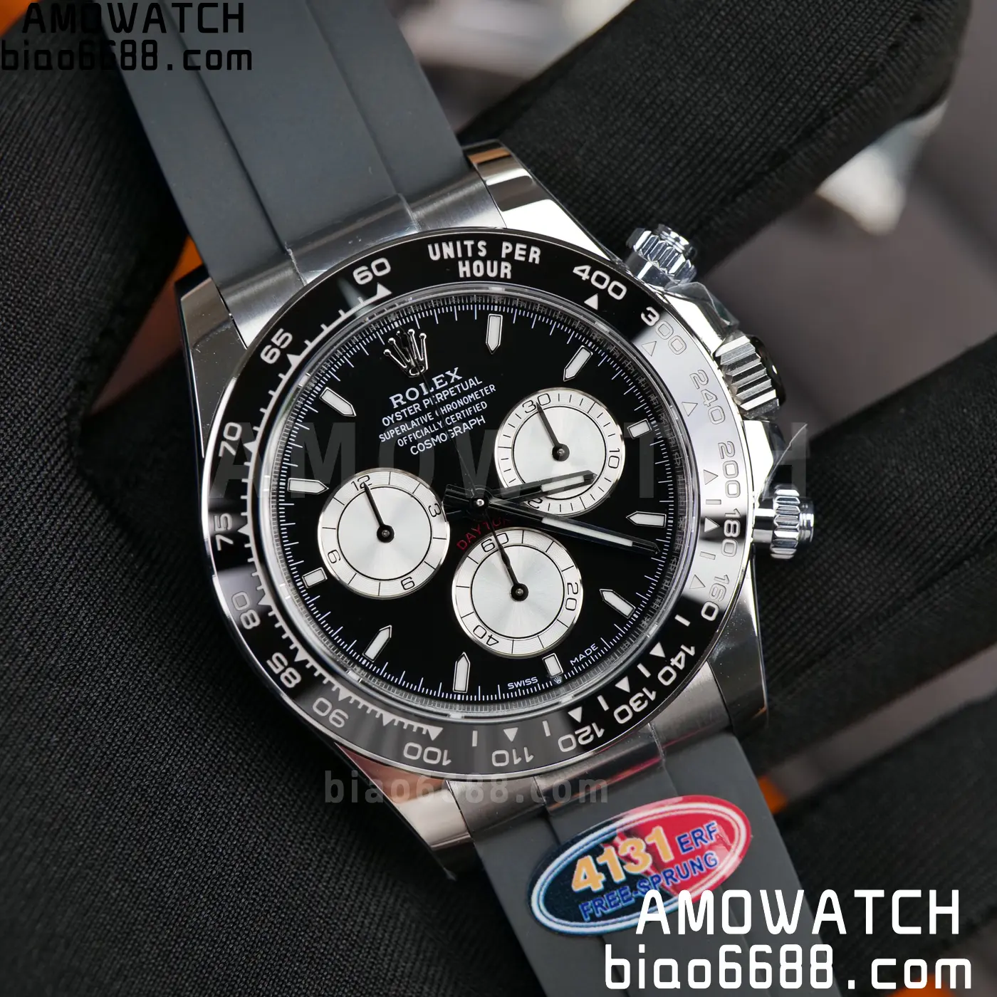 Rolex Daytona 126519 ERF Best Edition Black/Silver Dial on Oysterflex Strap JH4131 (Free Sprung) 88 429a967f256010b 阿默表行AmoWatch