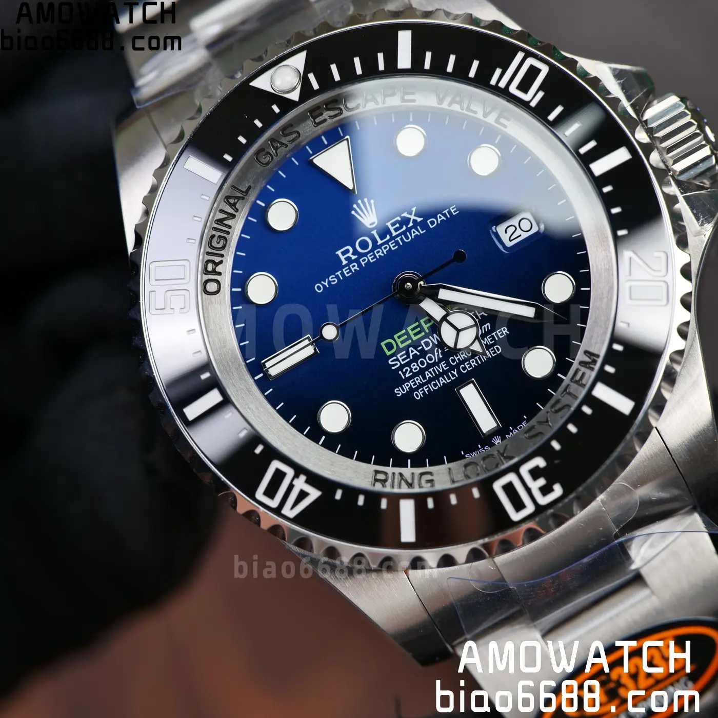 Rolex Sea Dweller D-Blue 126660 QF 1:1 Best Edition 904L SS Case and Bracelet JH3235 (Free Sprung) 90 4307d8e82040e1a AMO Watch