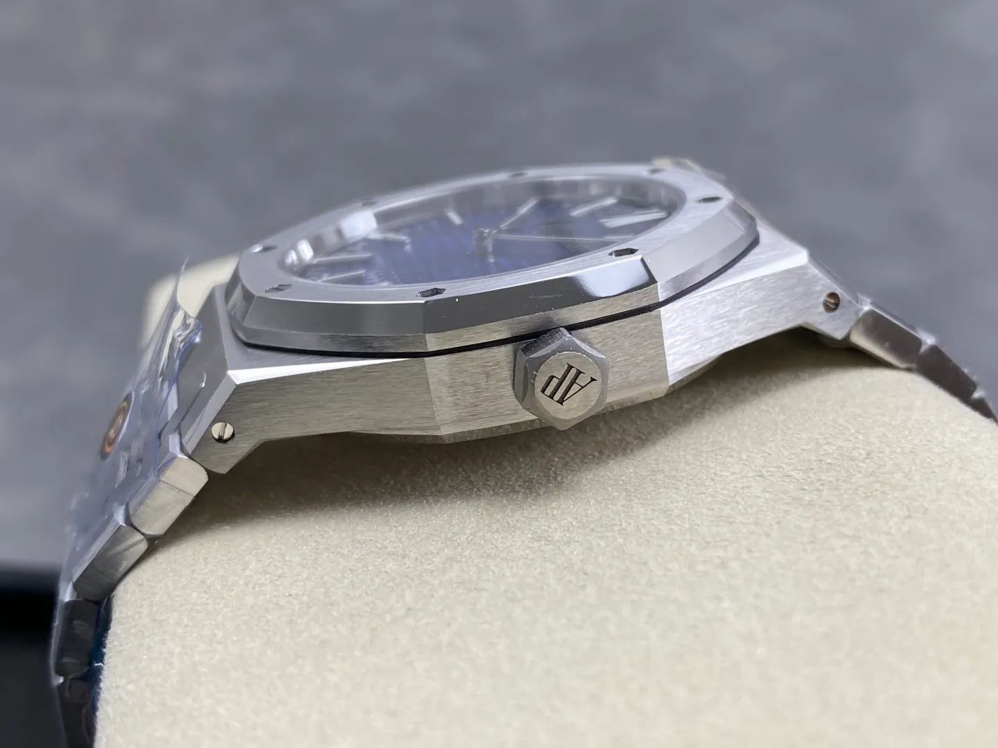 Royal Oak 41mm 15510 SS DDF 1:1 Best Edition Blue Ombre Dial on SS Bracelet DD4302 Super Clone (Weighted) 176g 34 43c257417be4b3b AMO Watch