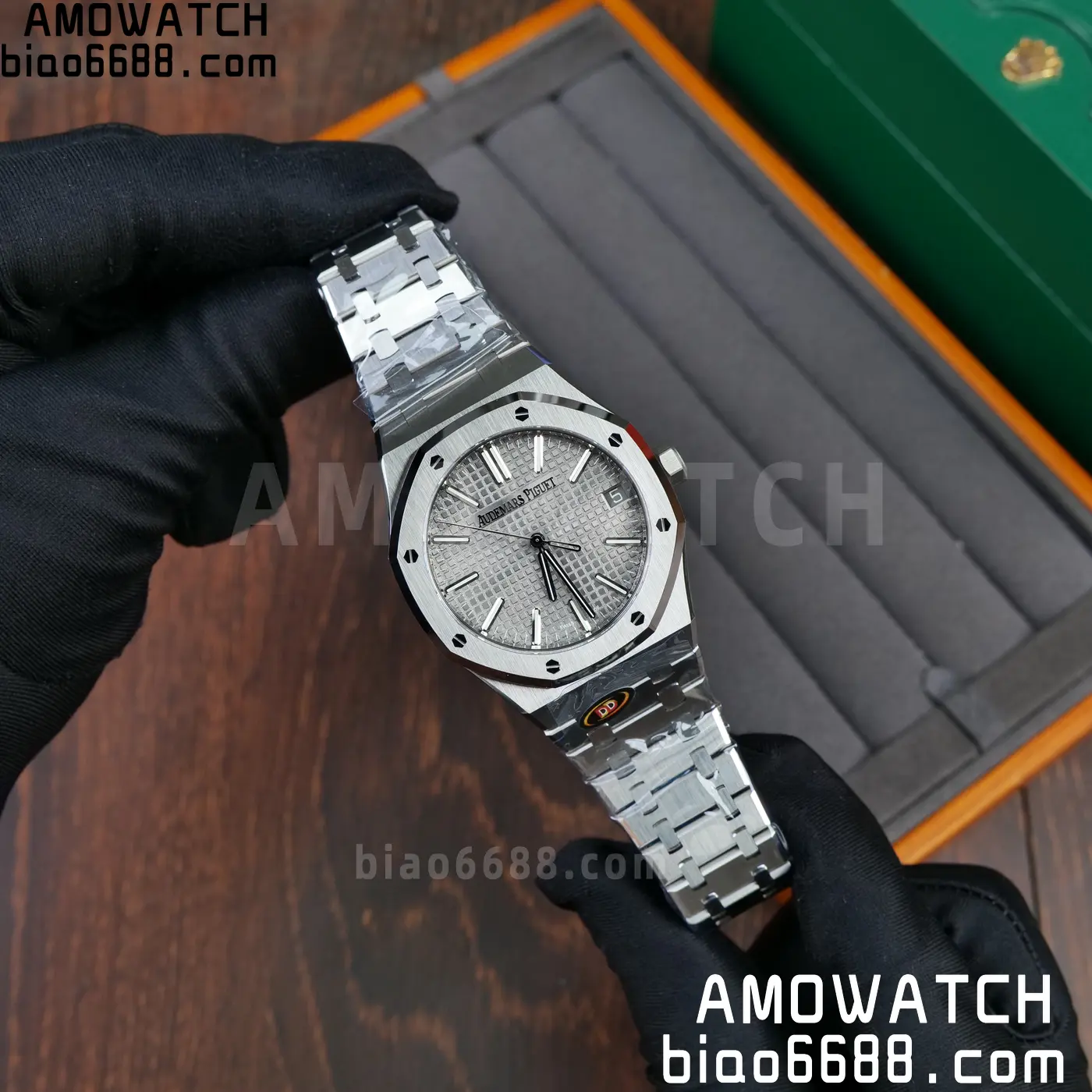AP Royal Oak 41mm 15510ST SS DDF 1:1 Best Edition Gray Dial on SS Bracelet SA4302 Super Clone 66 4681c0c5c04c2b8 AMO Watch