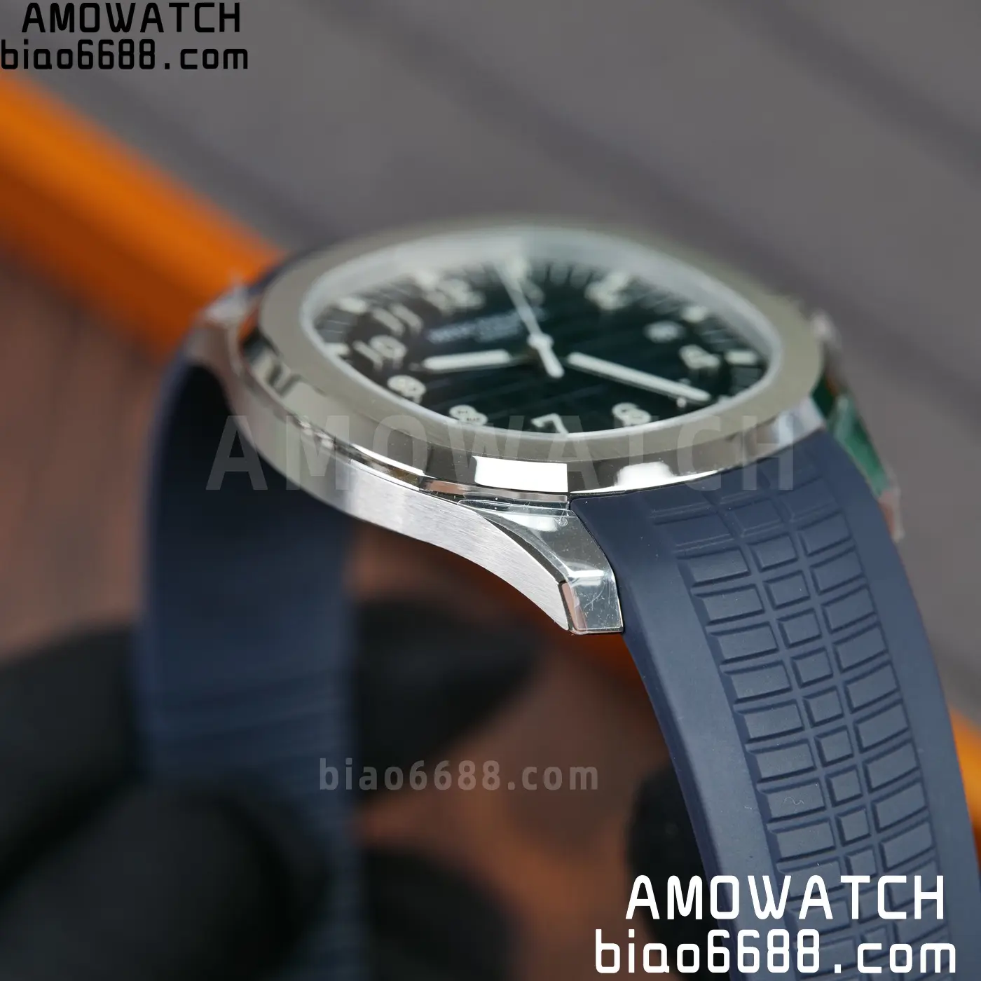 PP Aquanaut 5168G 42mm SS OMEF 1:1 Best Edition Blue Dial on Blue Rubber Strap DPB330 Weighted 135g 95 488a566cdcbb24a AMO Watch