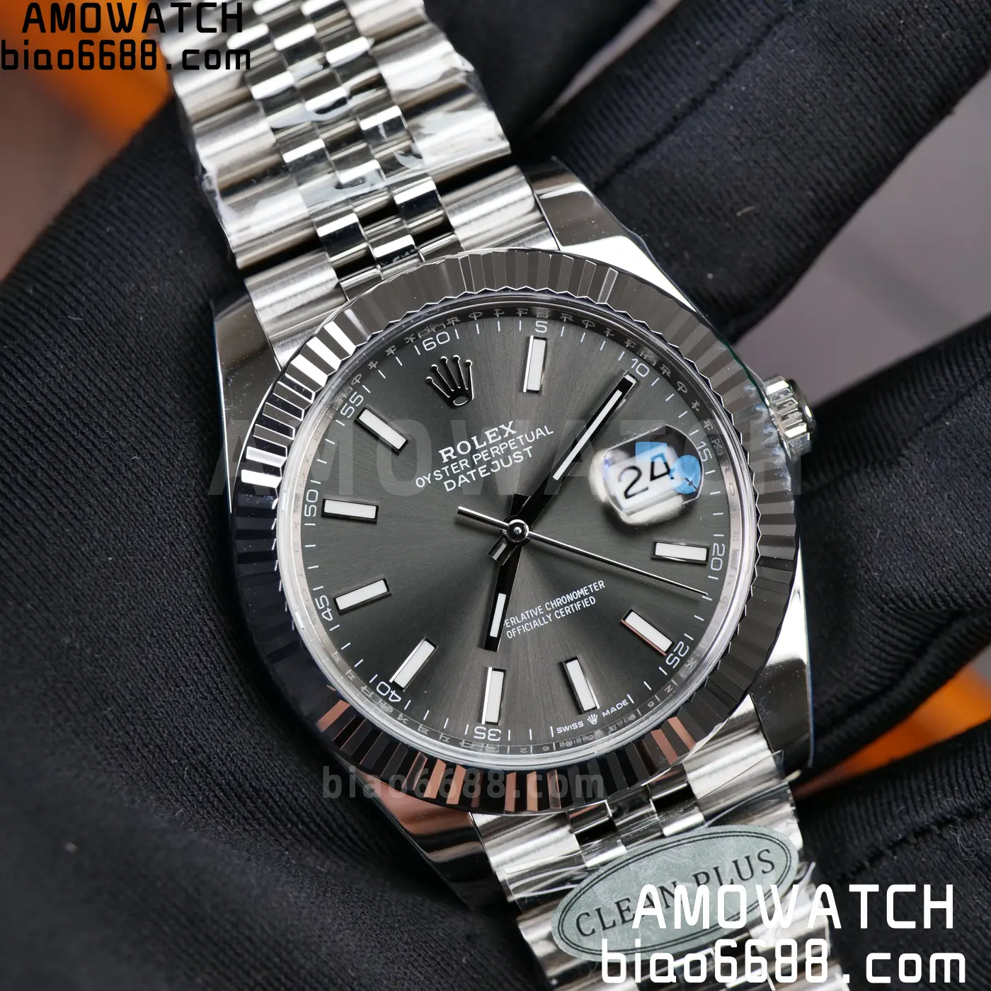 Rolex DateJust 41 126334 904L SS Clen Plus 1:1 Best Edition Black Stick Dial on Jubilee Bracelet DD3235 88 492f0bec88449d2 阿默表行AmoWatch
