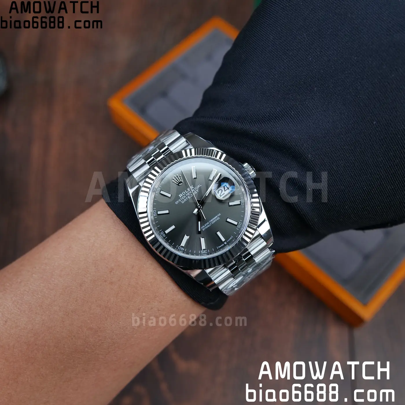 Rolex DateJust 41 126334 904L SS Clen Plus 1:1 Best Edition Black Stick Dial on Jubilee Bracelet DD3235 99 4938283d981113a 阿默表行AmoWatch