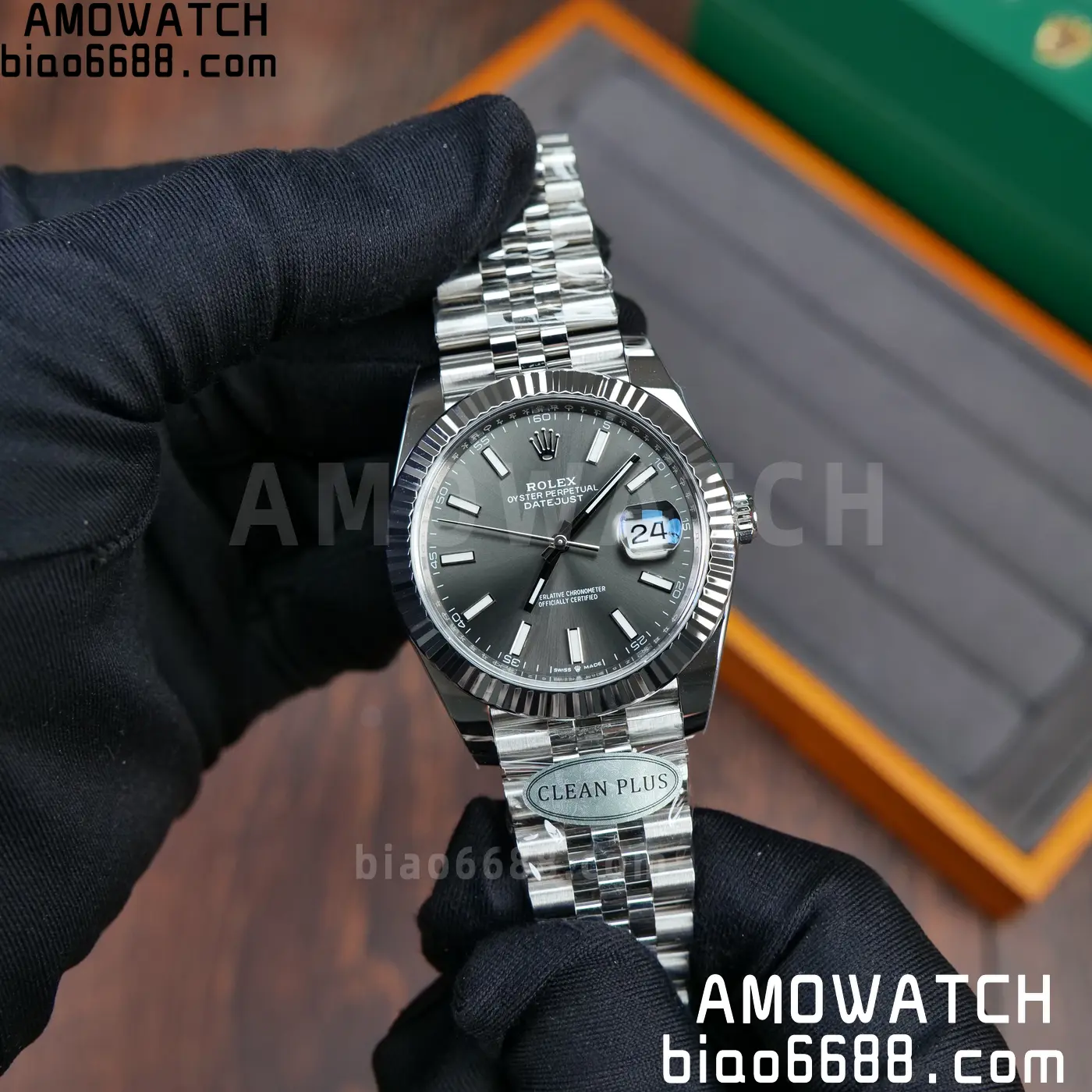 Rolex DateJust 41 126334 904L SS Clen Plus 1:1 Best Edition Black Stick Dial on Jubilee Bracelet DD3235 70 4abf776b9bb7682 阿默表行AmoWatch