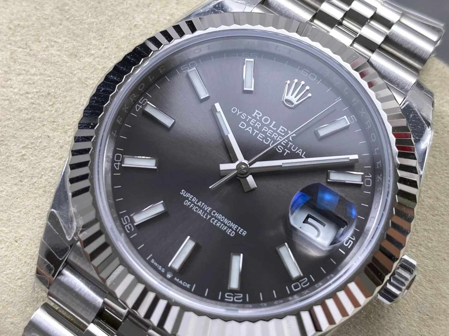 Rolex DateJust 41 126334 WKD 1:1 Best Edition Gray Dial on Jubilee Bracelet JH3235 (Free Sprung) 28 4bb700c83019c0c AMO Watch
