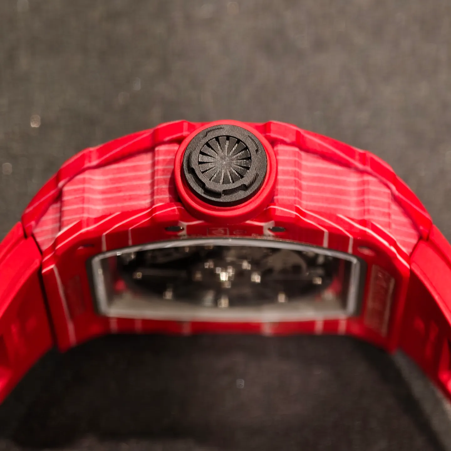 RICHARD MILLE RM35-02 Red NTPT Mille Studio 1:1 Best Edition on Red Rubber Strap RMUL1 Super Clone (Custom Case Set) 39 4e3c604594d529e AMO Watch