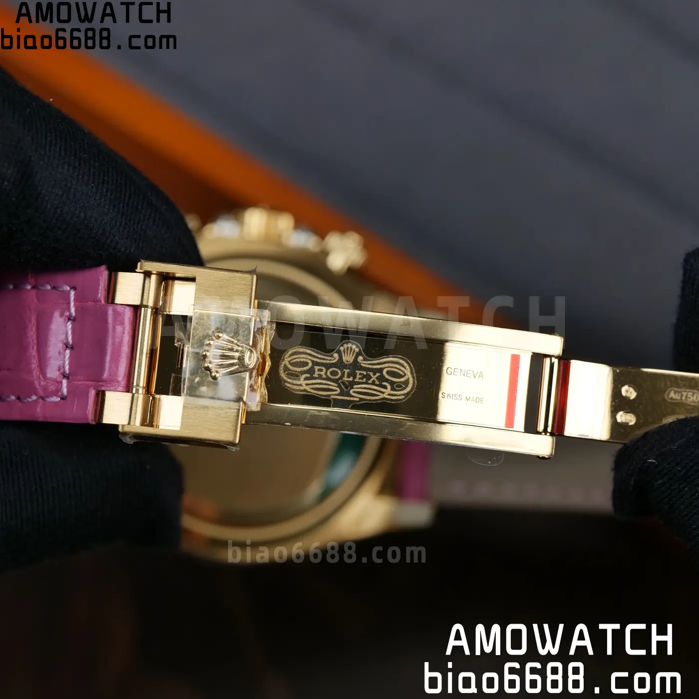 Rolex Daytona 126538TRO Gold Factory Best Edition Pink Dial on Pink Leather Strap 4130 V3 103 506240f5c93ace3 阿默表行AmoWatch
