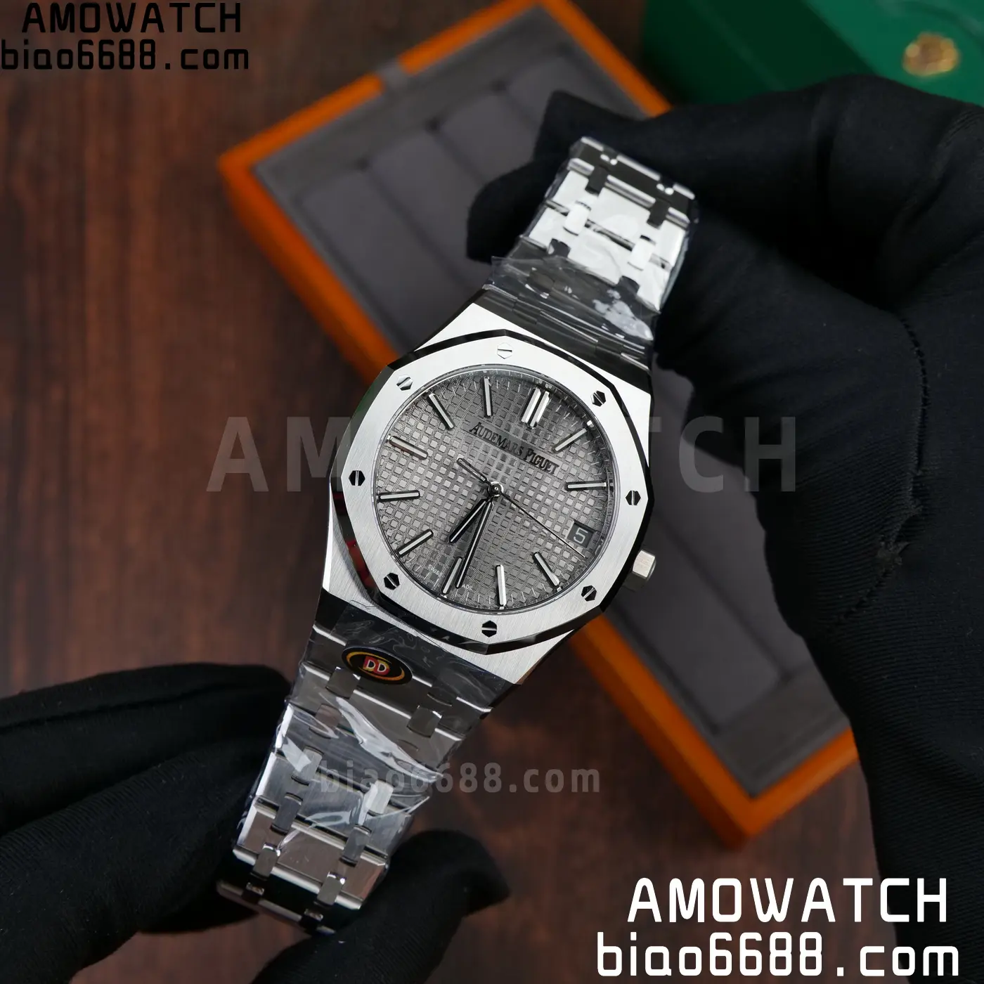 AP Royal Oak 41mm 15510ST SS DDF 1:1 Best Edition Gray Dial on SS Bracelet SA4302 Super Clone 68 5a42389cb19c60a AMO Watch