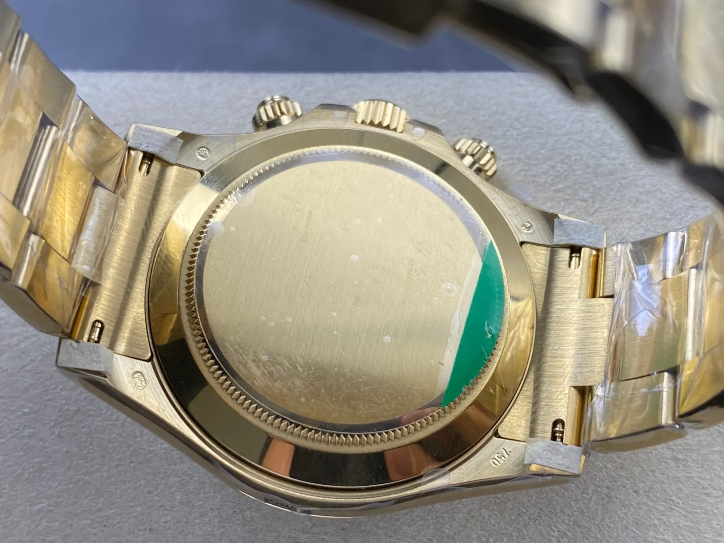 Rolex Daytona 116508 RGF 1:1 Best Edition Green Dial on YG Bracelet DD4130 V2 (Weighted) 183g 33 5c4c17864dcfd21 阿默表行AmoWatch