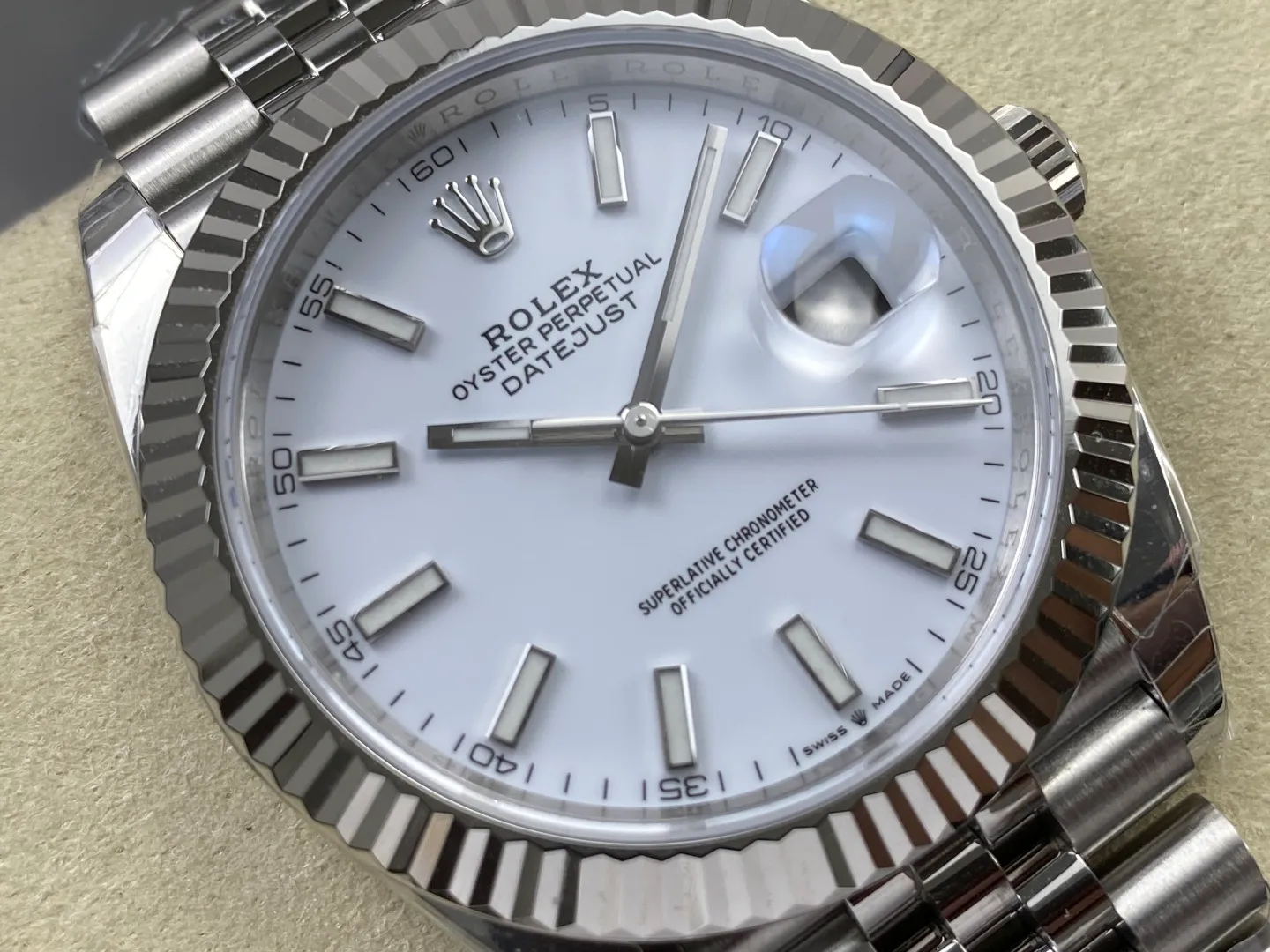 Rolex DateJust 41 126334 WKD 1:1 Best Edition White Dial on Jubilee Bracelet JH3235 (Free Sprung) 25 5cc18889887a7e2 AMO Watch
