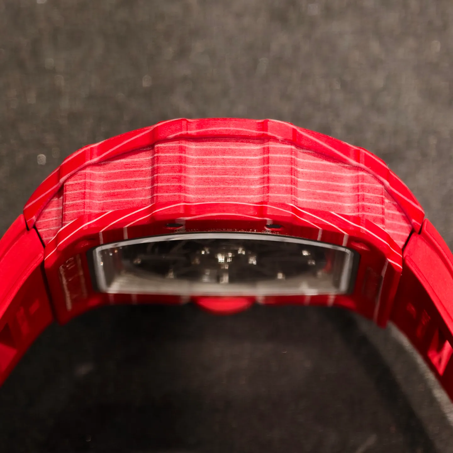 RICHARD MILLE RM35-02 Red NTPT Mille Studio 1:1 Best Edition on Red Rubber Strap RMUL1 Super Clone (Custom Case Set) 40 5da9badafc64277 AMO Watch