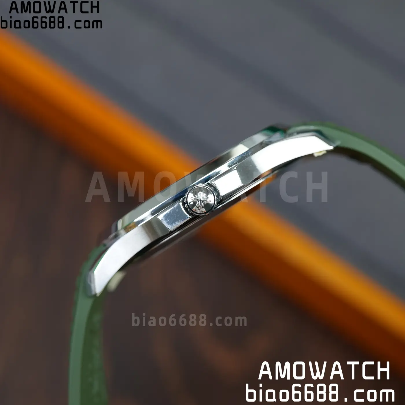 PP Aquanaut 5168G 42mm SS OMEF 1:1 Best Edition Green Dial on Green Rubber Strap DPB330 Weighted 135g 89 5e3847417fc351b AMO Watch