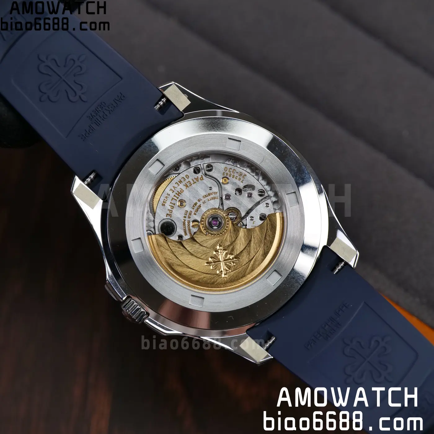 PP Aquanaut 5168G 42mm SS OMEF 1:1 Best Edition Blue Dial on Blue Rubber Strap DPB330 Weighted 135g 112 5e68c39272215f3 AMO Watch
