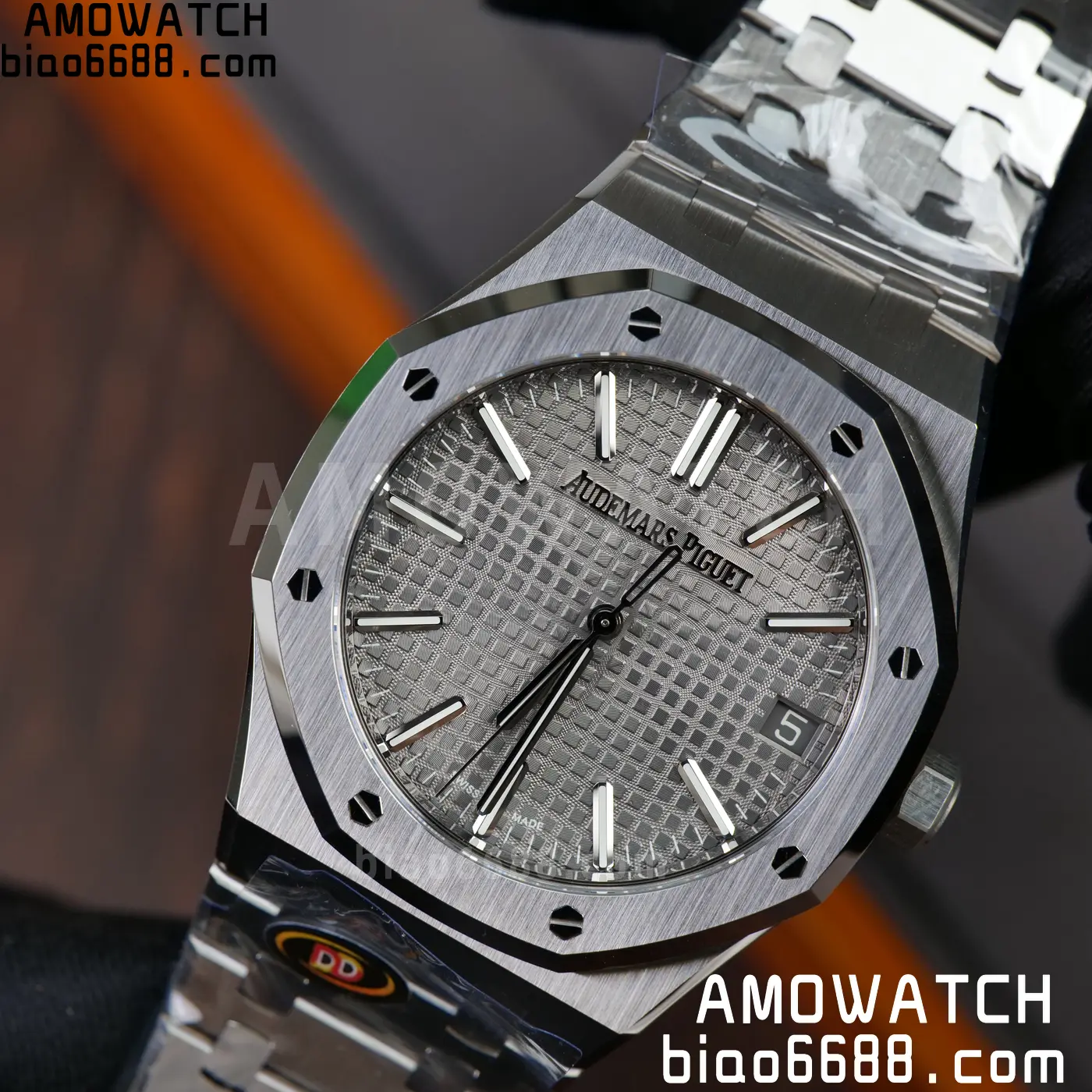 AP Royal Oak 41mm 15510ST SS DDF 1:1 Best Edition Gray Dial on SS Bracelet SA4302 Super Clone 83 5e92748c13459ca AMO Watch