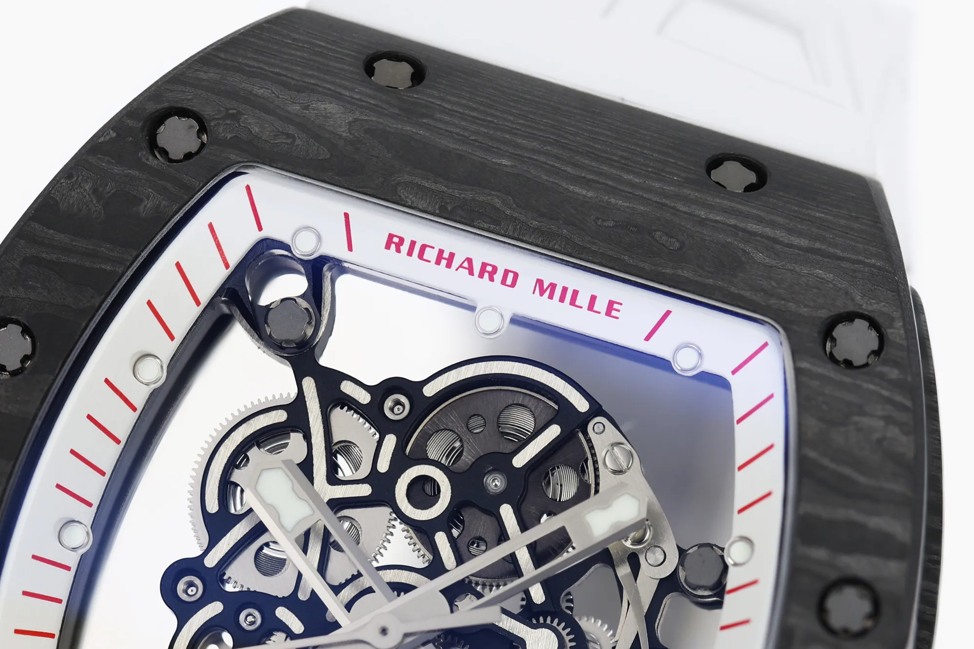 RICHARD MILLE RM055 NTPT ZF 1:1 Best Edition White Bezel WhiteCrown on White Rubber Strap RMUL2 Super Clone V3 21 5fe1c351f6e5703 AMO Watch