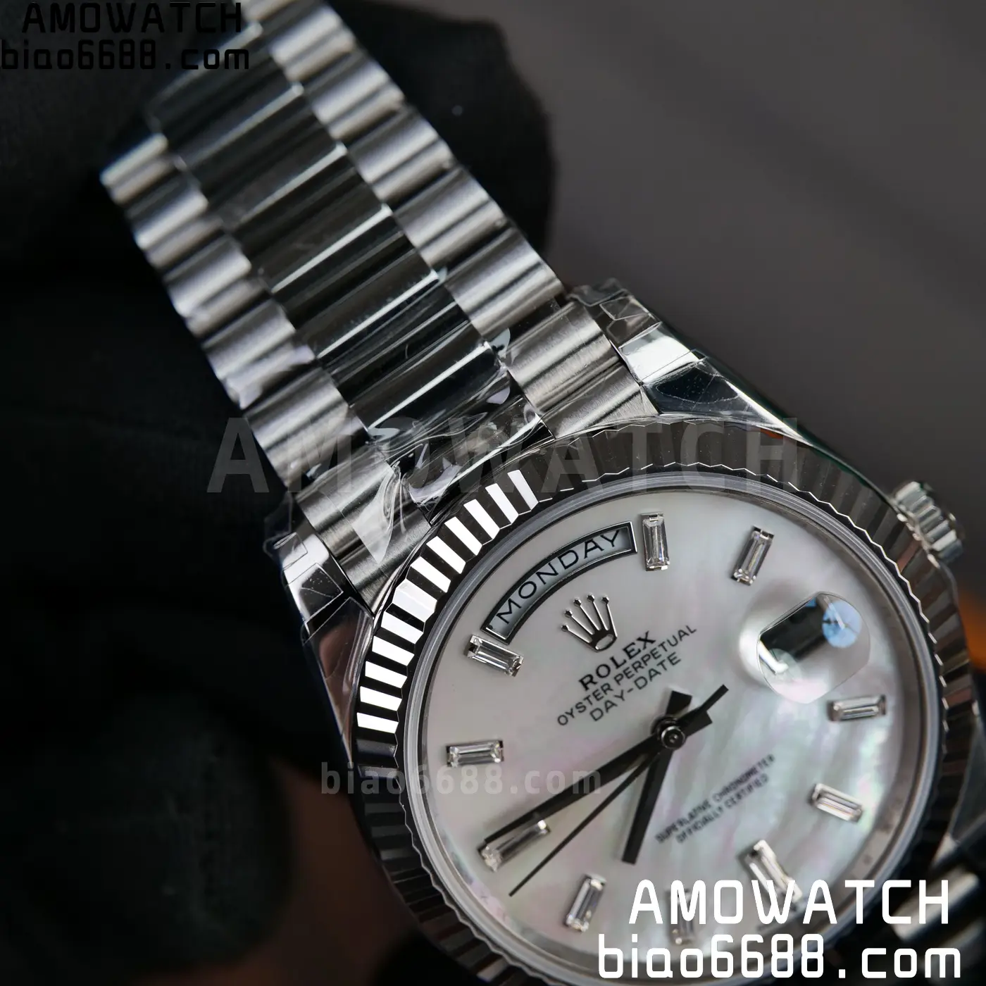 Rolex Day Date 40 SS 228236 RCF 1:1 Best Edition MOP Dial on President Bracelet VR3255 (211g) 73 6300279ca3ccc61 阿默表行AmoWatch