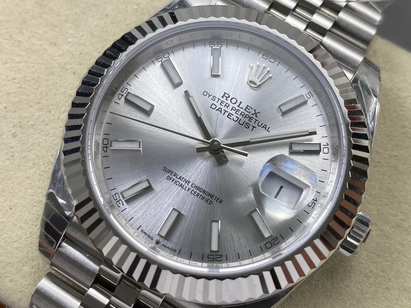 Rolex DateJust 41 126334 WKD 1:1 Best Edition Silver Dial on Jubilee Bracelet JH3235 (Free Sprung) 26 63675ffa04bbc64 AMO Watch