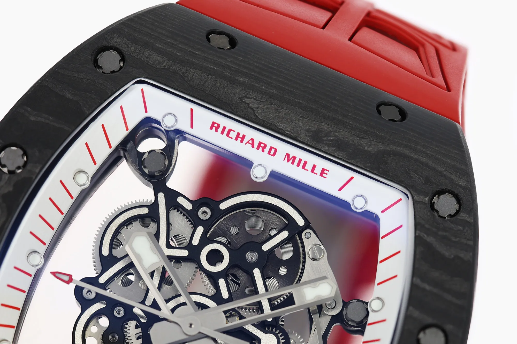 RICHARD MILLE RM055 NTPT ZF 1:1 Best Edition White Bezel Red Crown on Red Rubber Strap RMUL2 Super Clone V3 21 63912f6c484cd0e AMO Watch