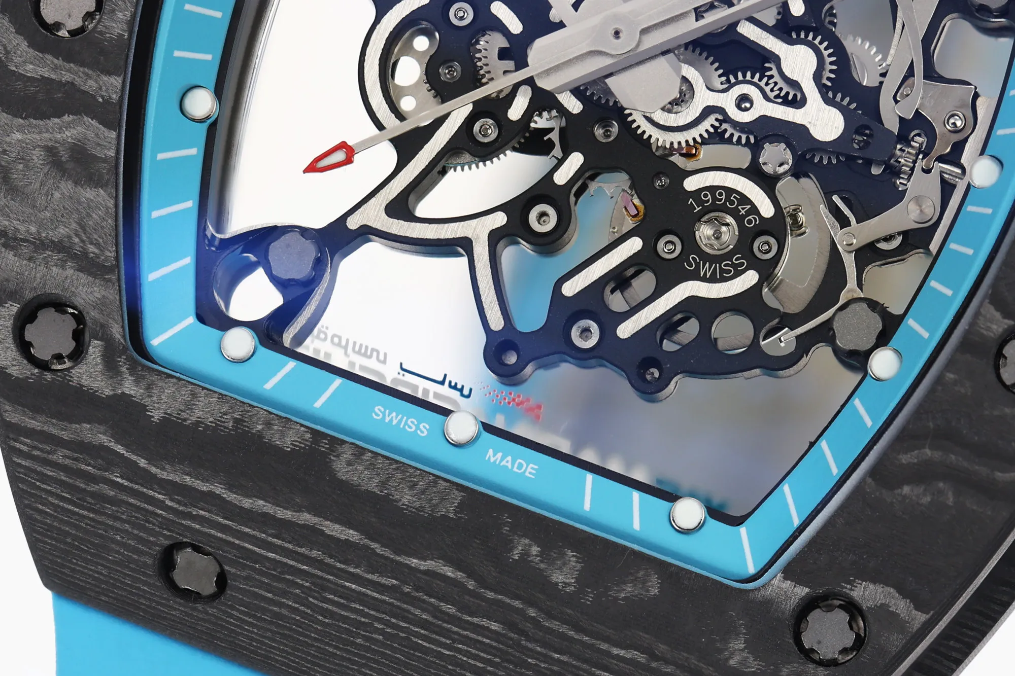 RICHARD MILLE RM055 NTPT ZF 1:1 Best Edition Blue Bezel Blue Crown on Rubber Strap RMUL2 Super Clone V3 22 652c27e23b09447 AMO Watch