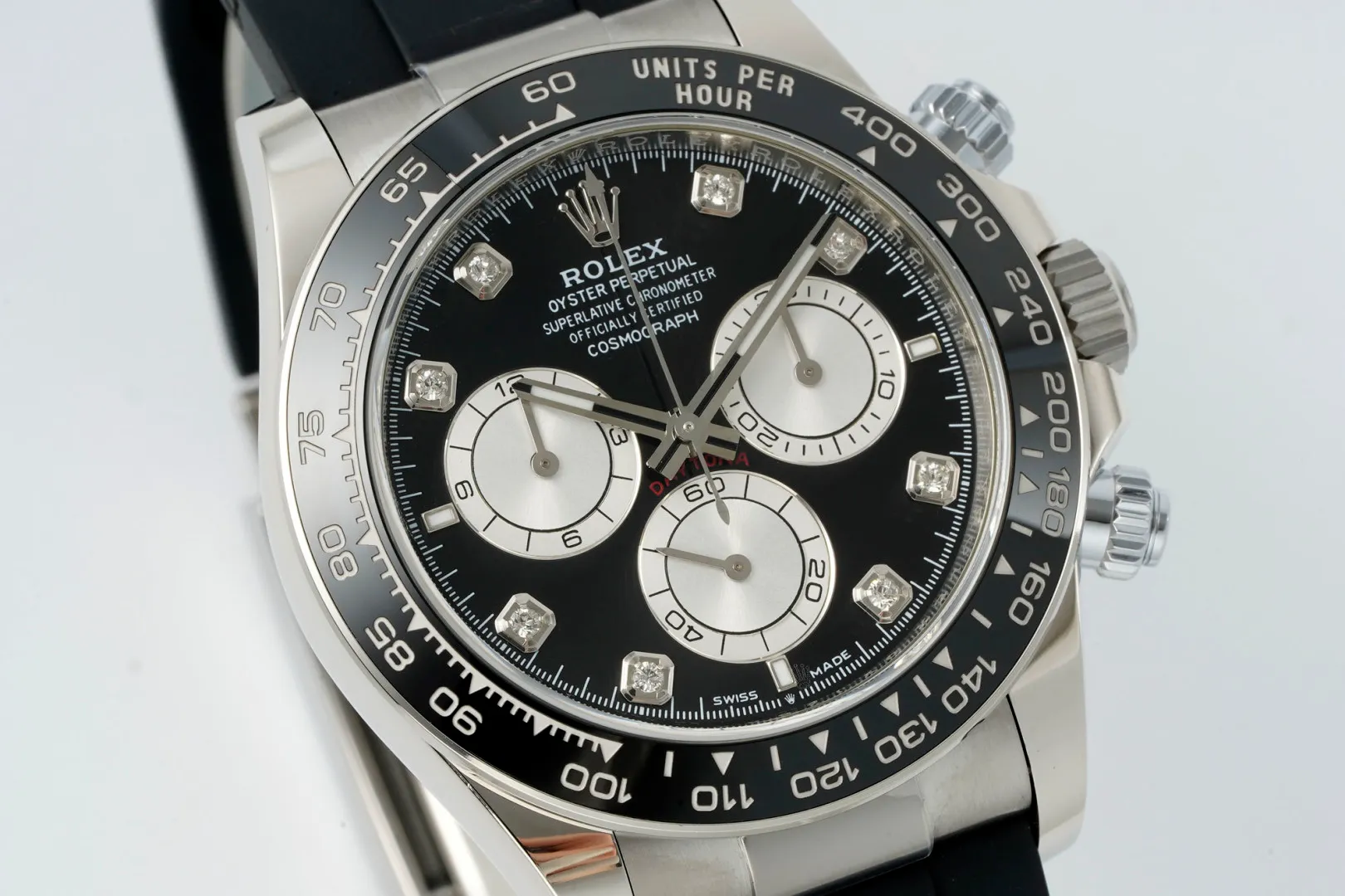 Rolex Daytona 126519 ERF Best Edition Black/Silver Diamonds Dial on Oysterflex Strap JH4131 (Free Sprung) 20 66b5bd71a54820f 阿默表行AmoWatch