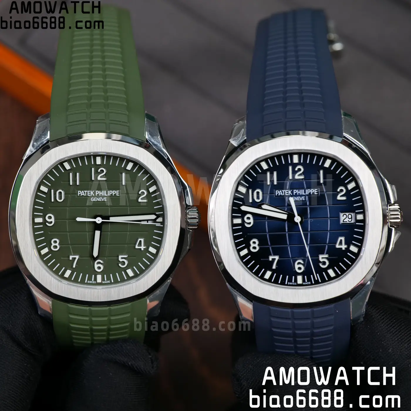 PP Aquanaut 5168G 42mm SS OMEF 1:1 Best Edition Blue Dial on Blue Rubber Strap DPB330 Weighted 135g 125 67e76798106ddb7 AMO Watch