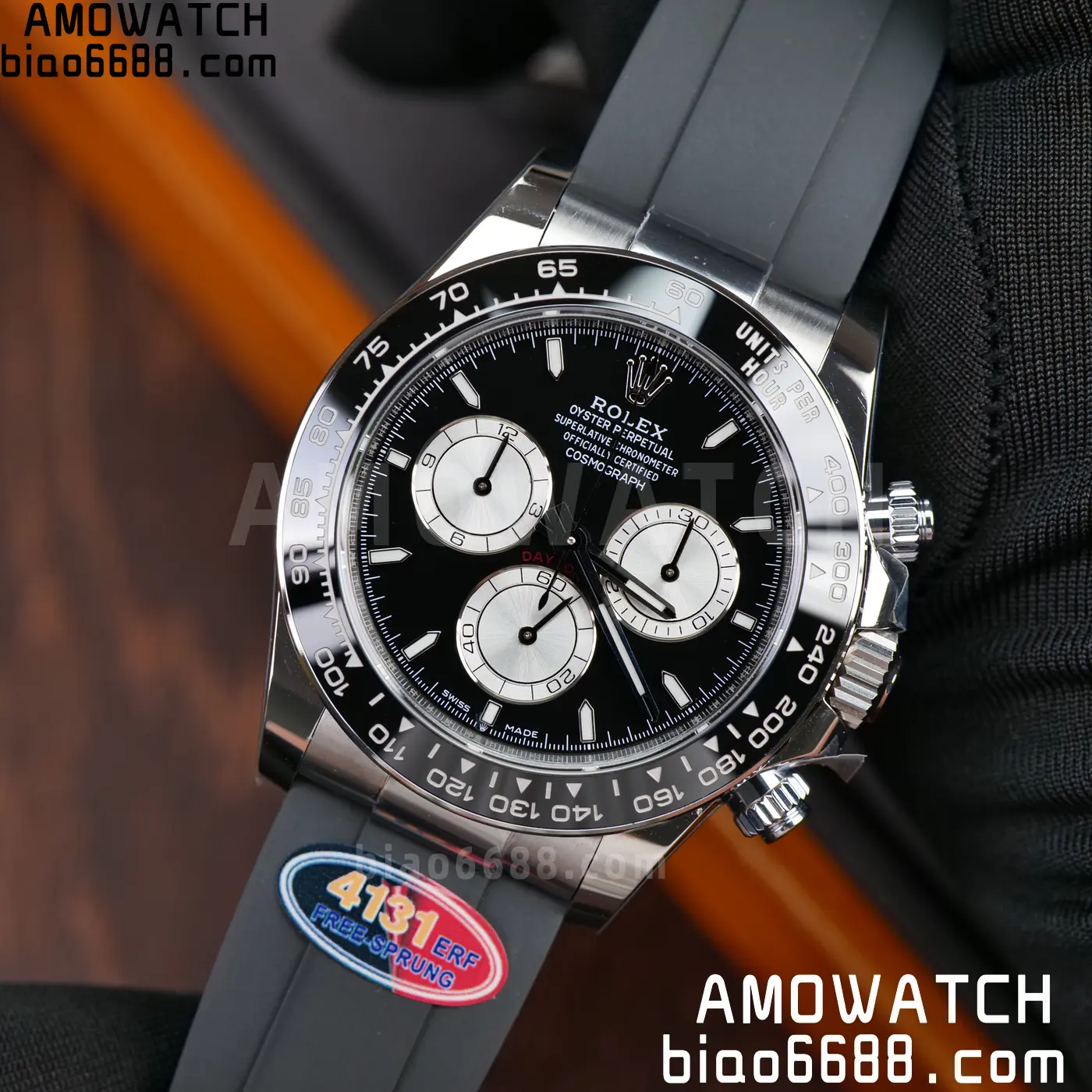 Rolex Daytona 126519 ERF Best Edition Black/Silver Dial on Oysterflex Strap JH4131 (Free Sprung) 89 6ba939d9d570845 阿默表行AmoWatch