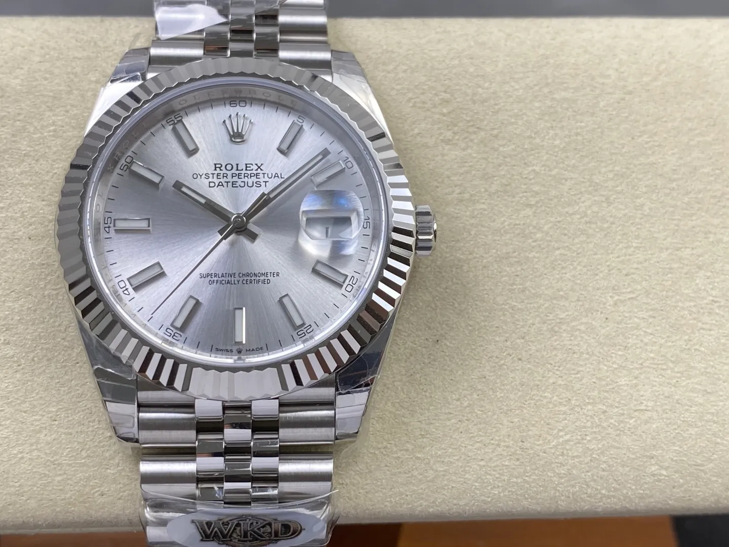 Rolex DateJust 41 126334 WKD 1:1 Best Edition Silver Dial on Jubilee Bracelet JH3235 (Free Sprung) 24 6c63a7e9283664b AMO Watch