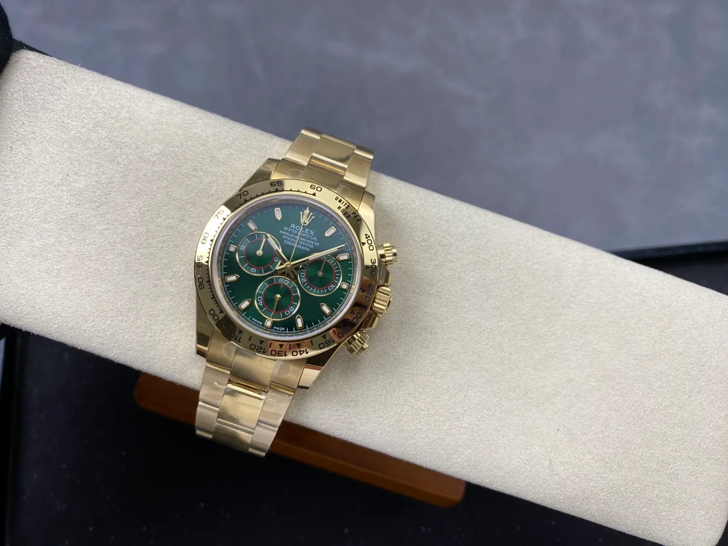 Rolex Daytona 116508 RGF 1:1 Best Edition Green Dial on YG Bracelet DD4130 V2 (Weighted) 183g 30 6d797d80fb641b1 阿默表行AmoWatch
