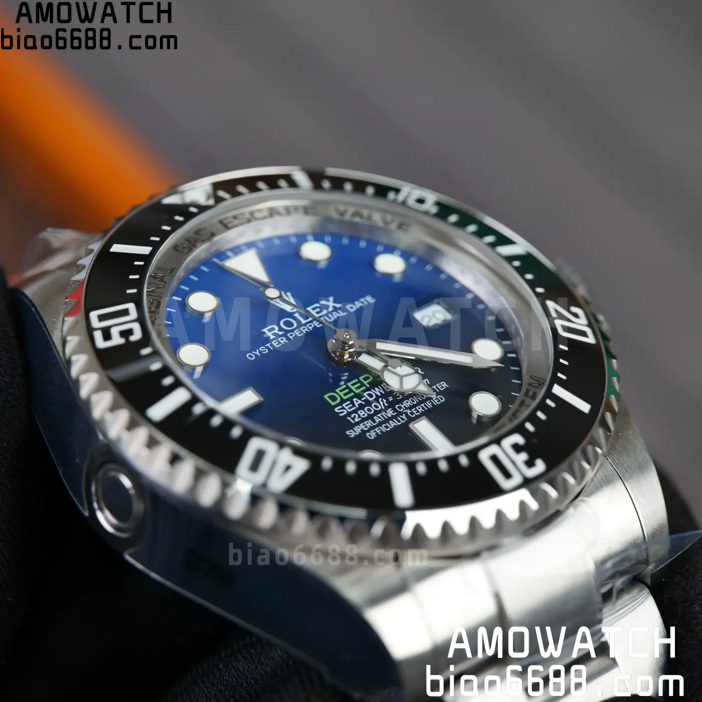 Rolex Sea Dweller D-Blue 126660 QF 1:1 Best Edition 904L SS Case and Bracelet JH3235 (Free Sprung) 93 6daae9934dd0c56 AMO Watch