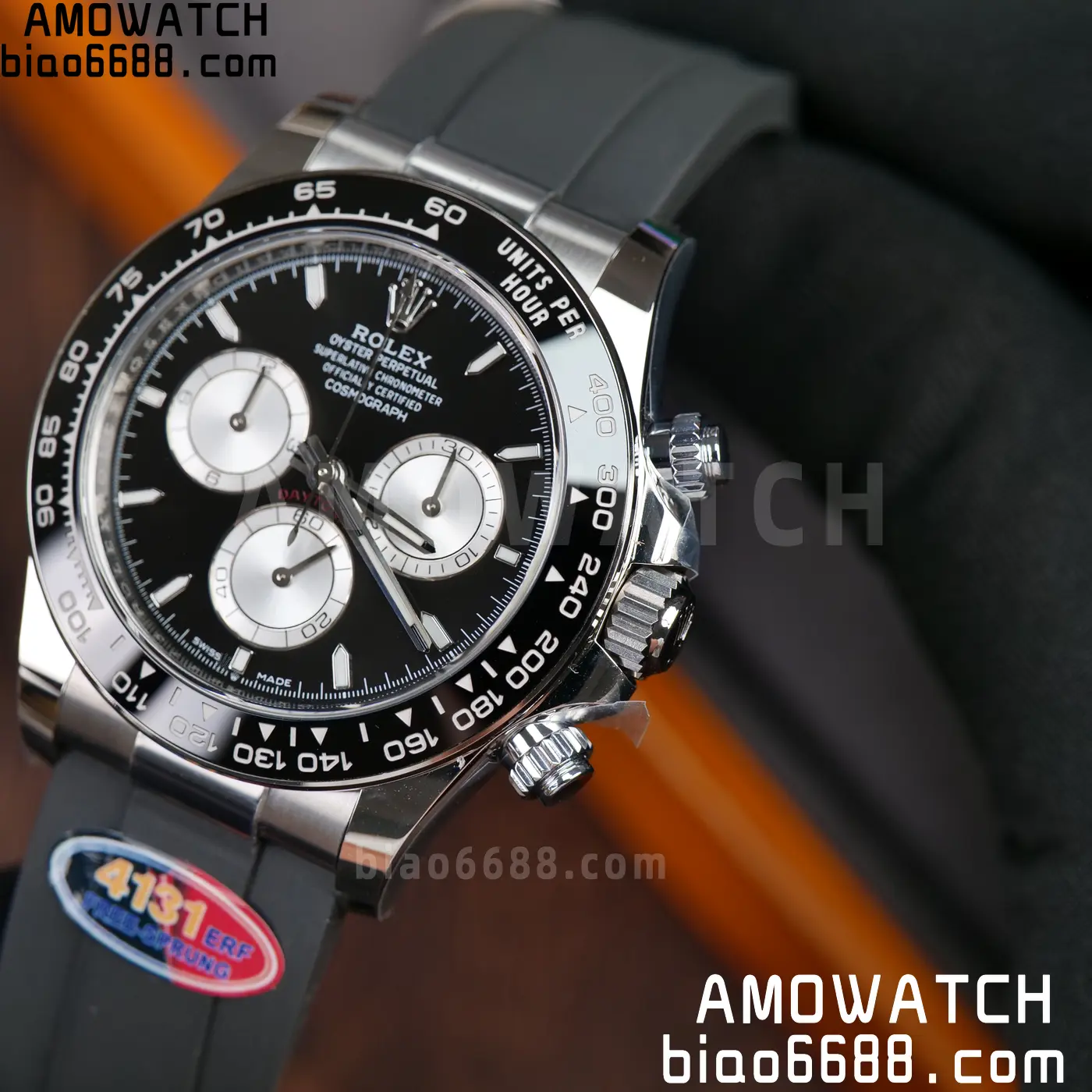Rolex Daytona 126519 ERF Best Edition Black/Silver Dial on Oysterflex Strap JH4131 (Free Sprung) 81 6e29a1193904e4c 阿默表行AmoWatch