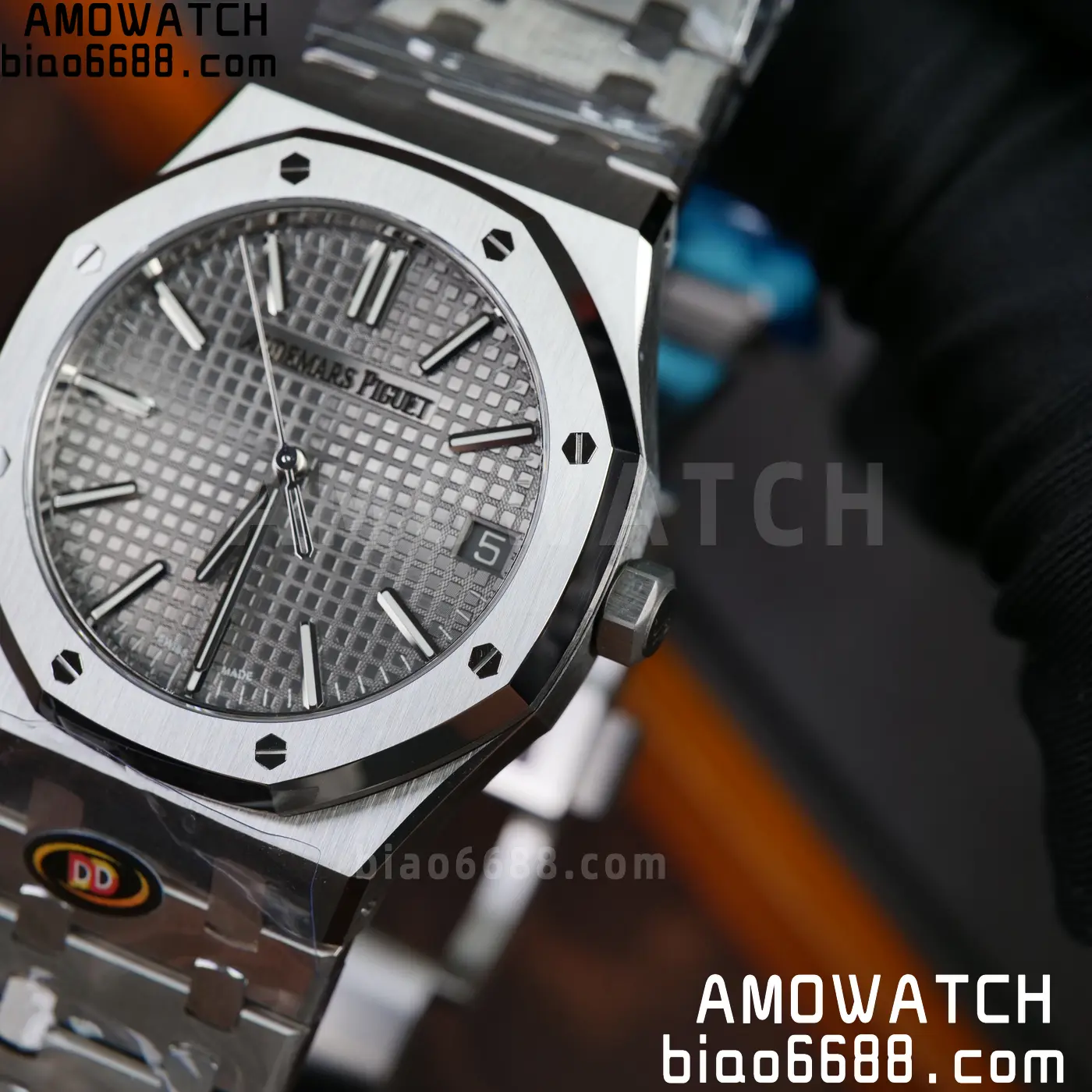 AP Royal Oak 41mm 15510ST SS DDF 1:1 Best Edition Gray Dial on SS Bracelet SA4302 Super Clone 76 6f357158fb3362c AMO Watch