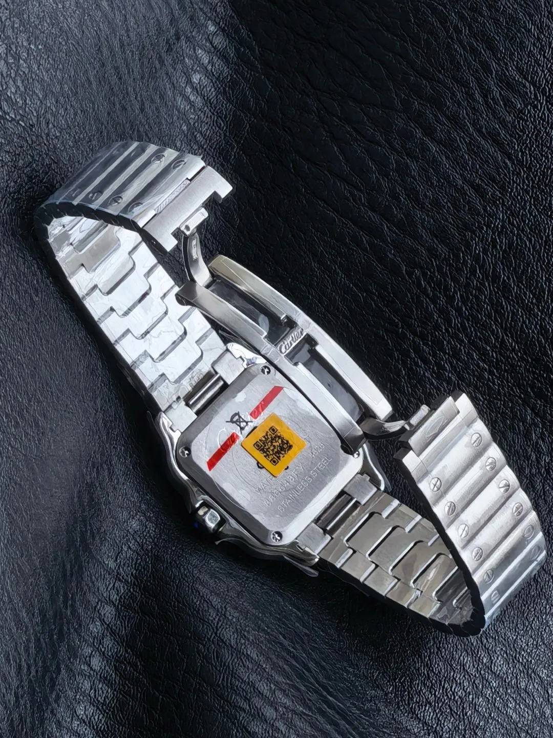 Cartier Santos 27mm SS 8848F 1:1 Best Edition Gray Dial on SS Bracelet Quartz 25 73c152d8c25e883 阿默表行AmoWatch