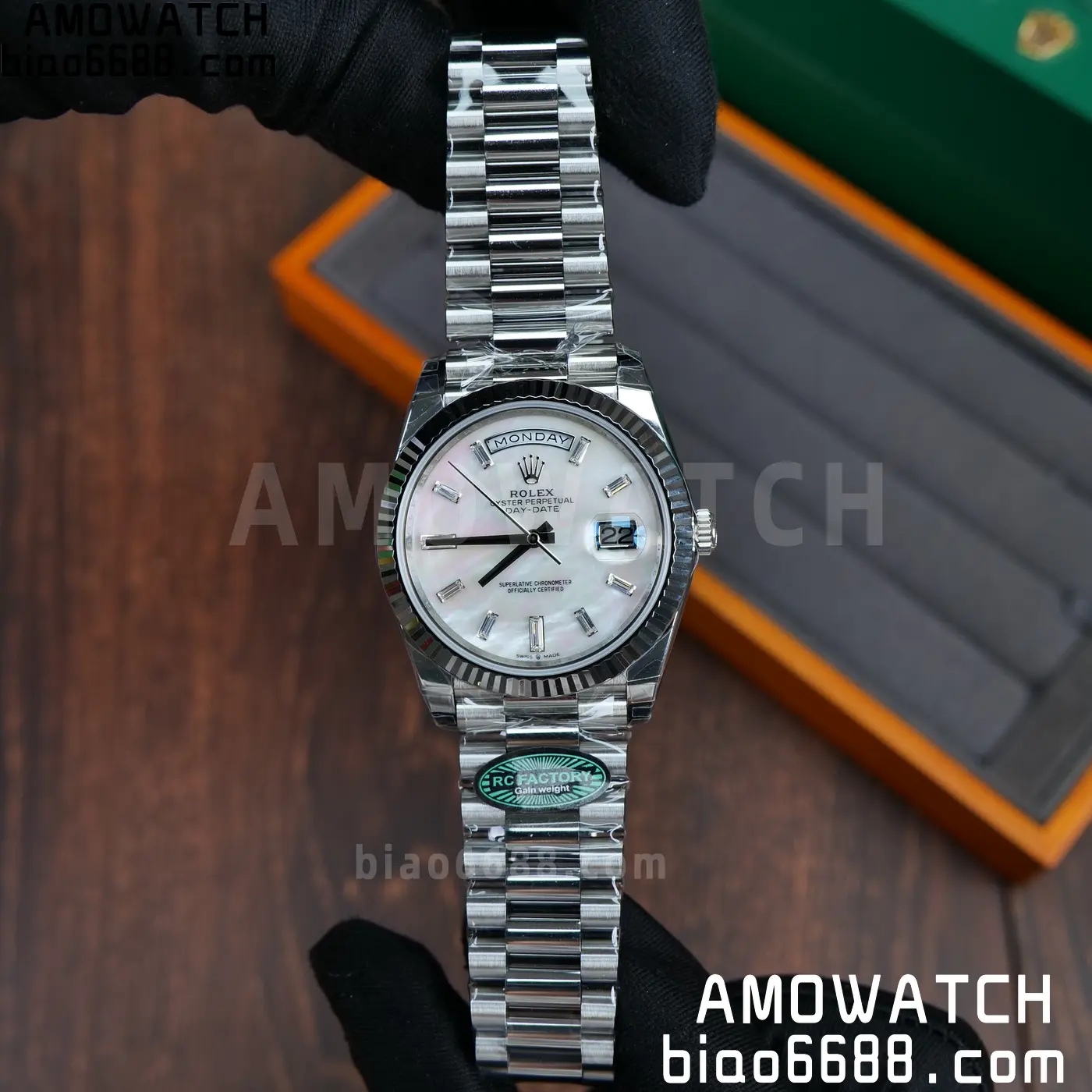 Rolex Day Date 40 SS 228236 RCF 1:1 Best Edition MOP Dial on President Bracelet VR3255 (211g) 66 82cff73372da028 阿默表行AmoWatch
